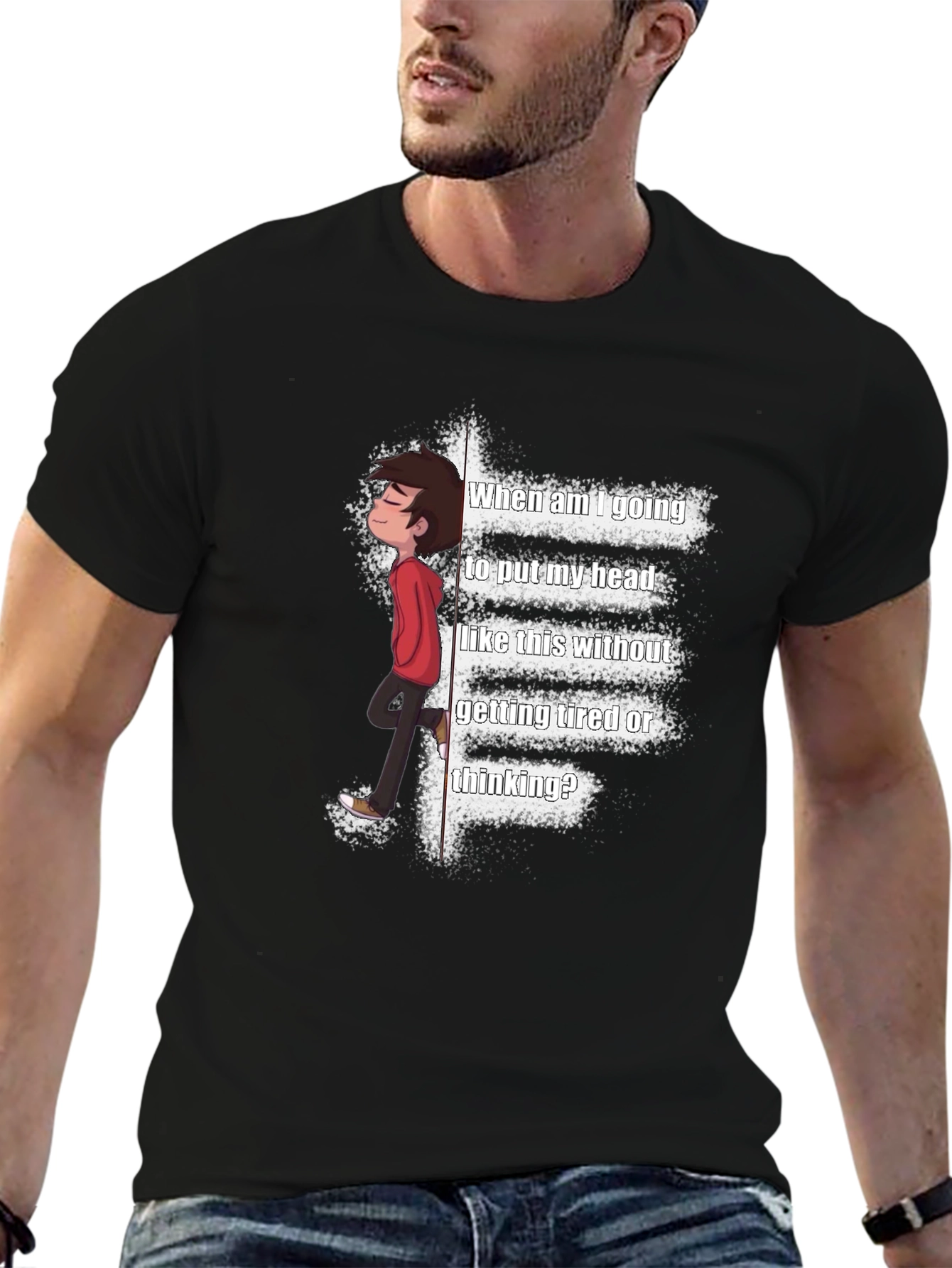Stylish Graphic Tee - When am I going...