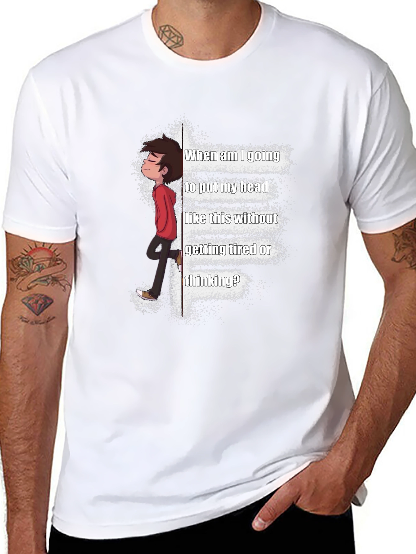 Stylish Graphic Tee - When am I going...