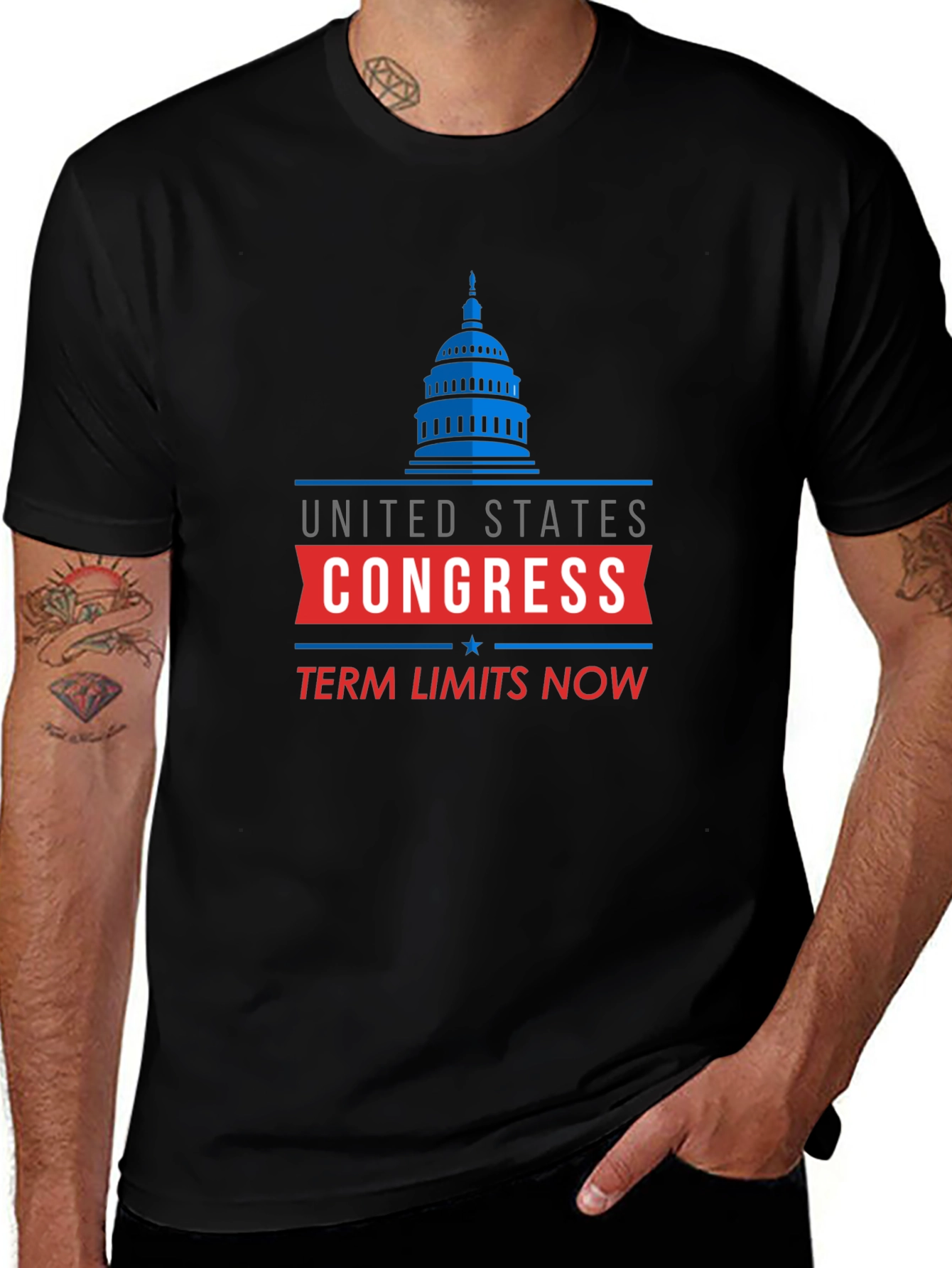 United States Congress Term Limits Now T-Shirt