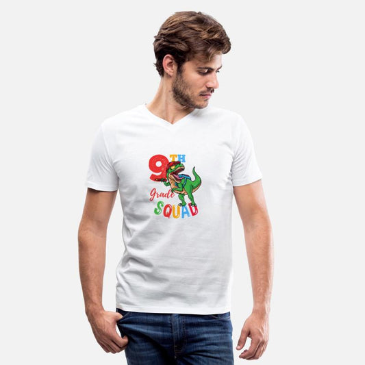 9th Grade Squad T-Rex Dinosaur Back To School Boys