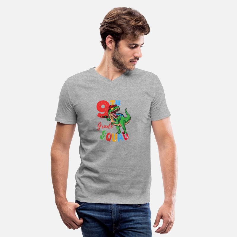 9th Grade Squad T-Rex Dinosaur Back To School Boys