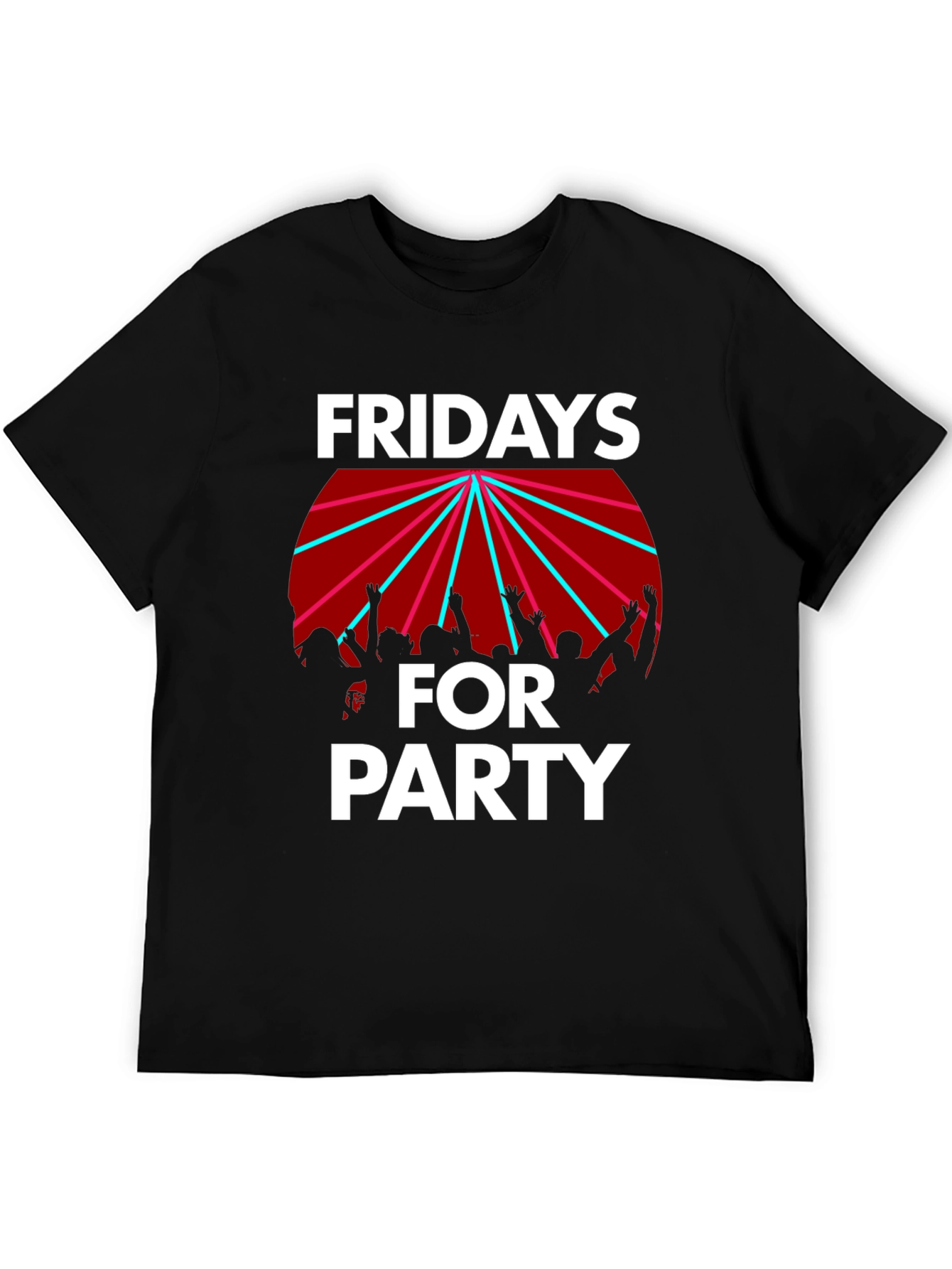 Fridays for Party Graphic Tee - Black