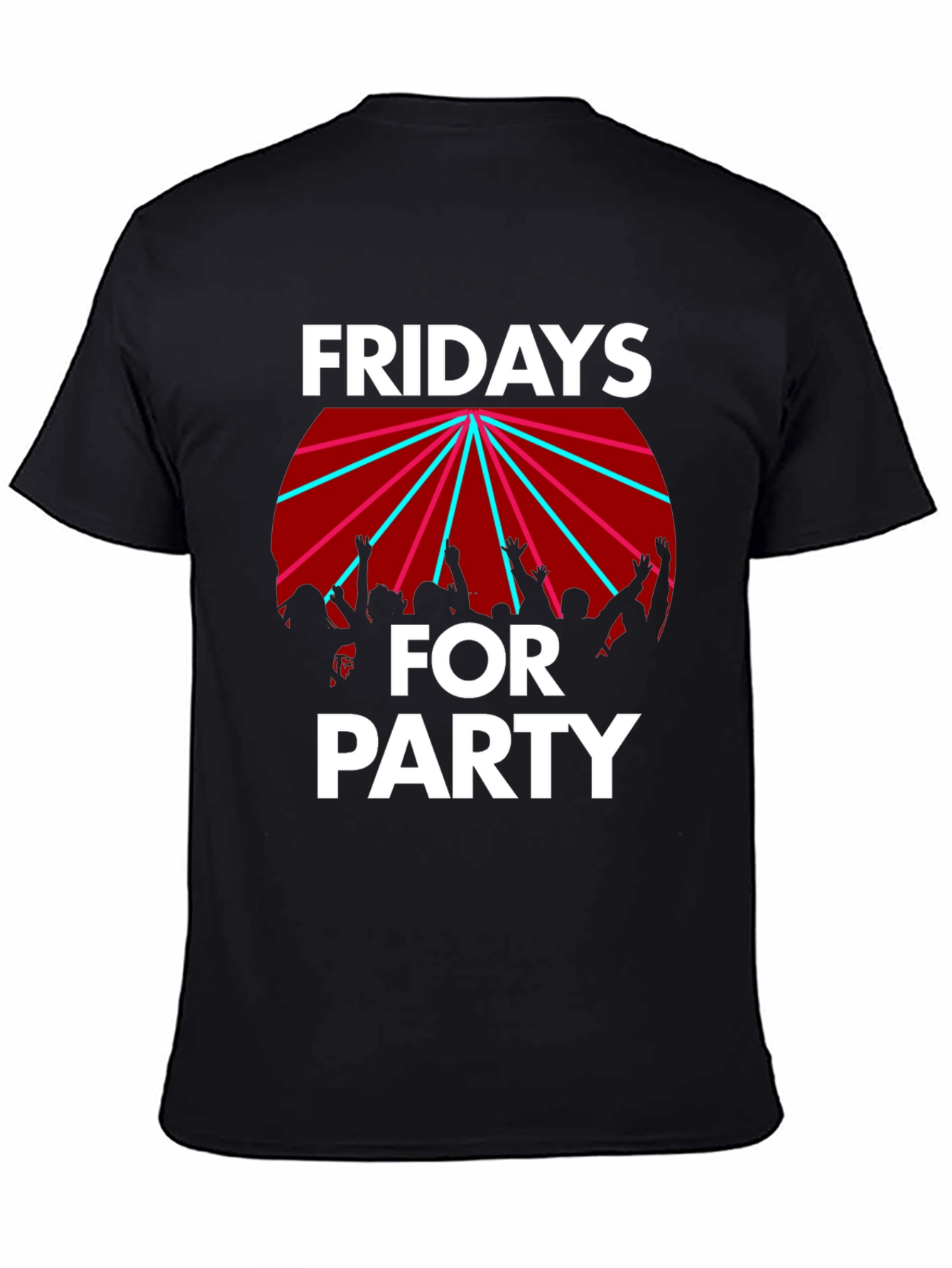 Fridays for Party Graphic Tee - Black