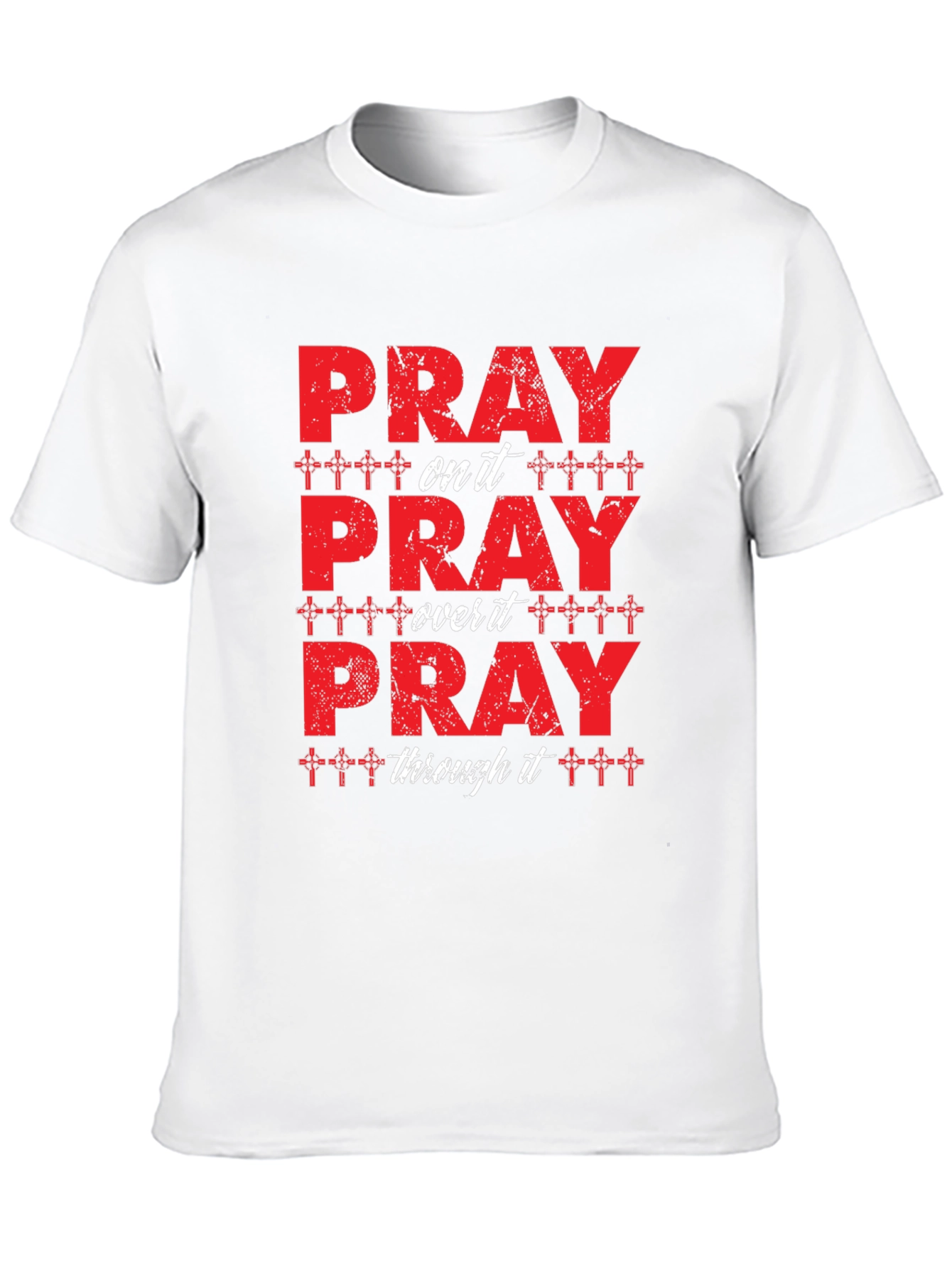Pray On It T-Shirt Christian Tee