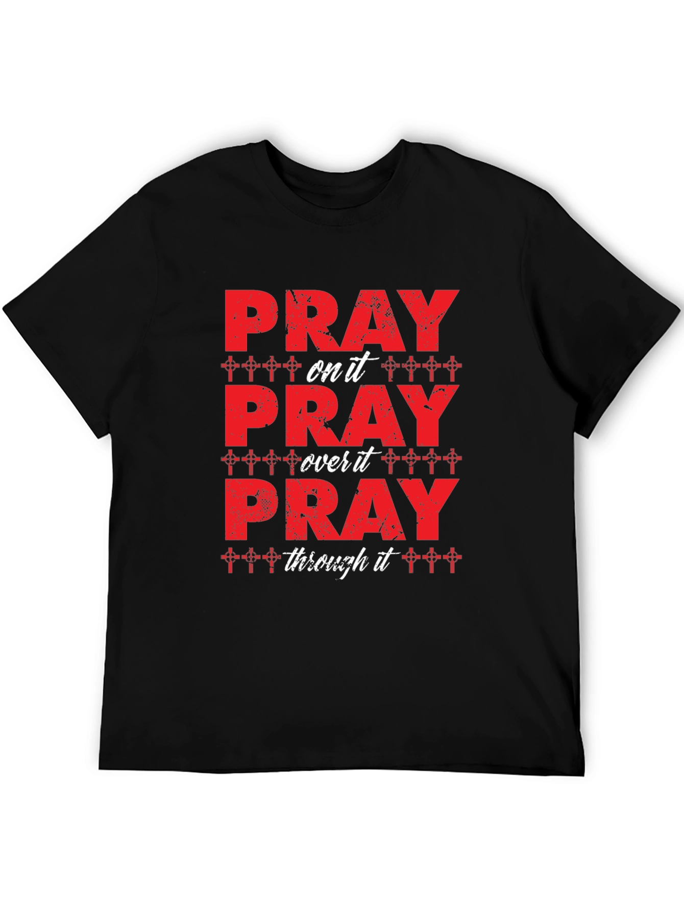 Pray On It T-Shirt Christian Tee
