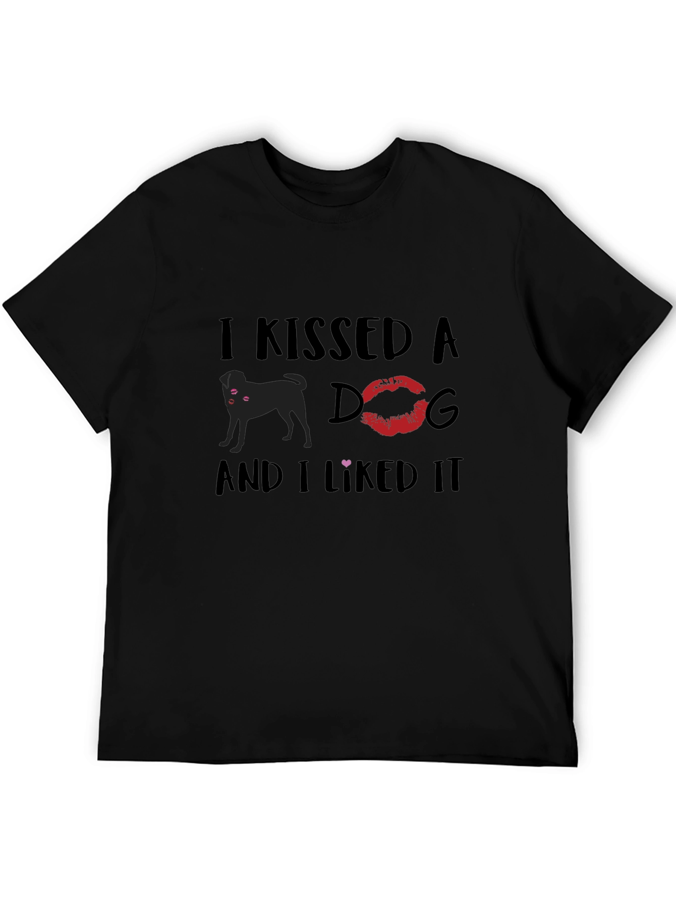 Kissed a Dog Graphic Tee - Unisex Cotton T-Shirt