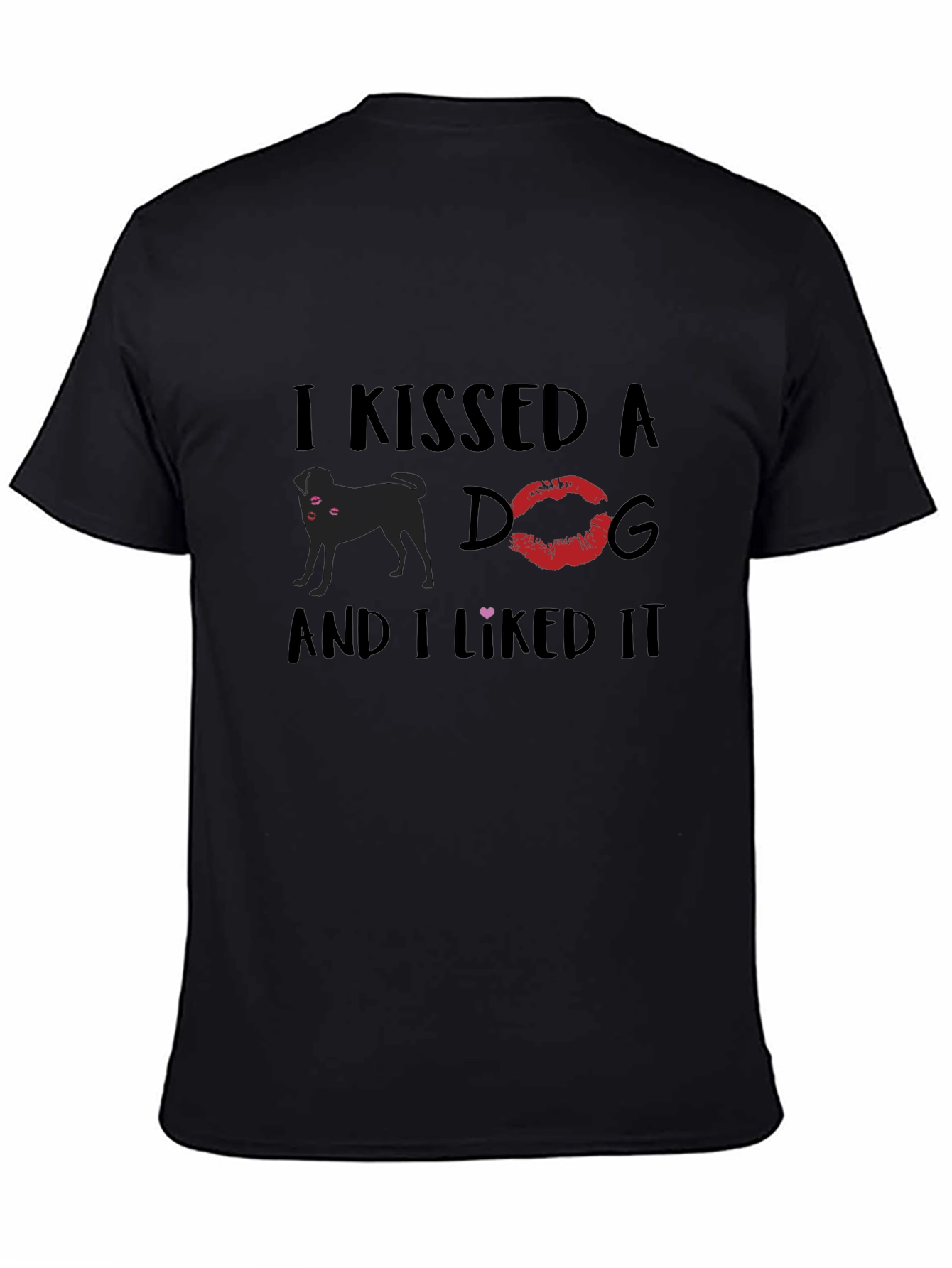 Kissed a Dog Graphic Tee - Unisex Cotton T-Shirt