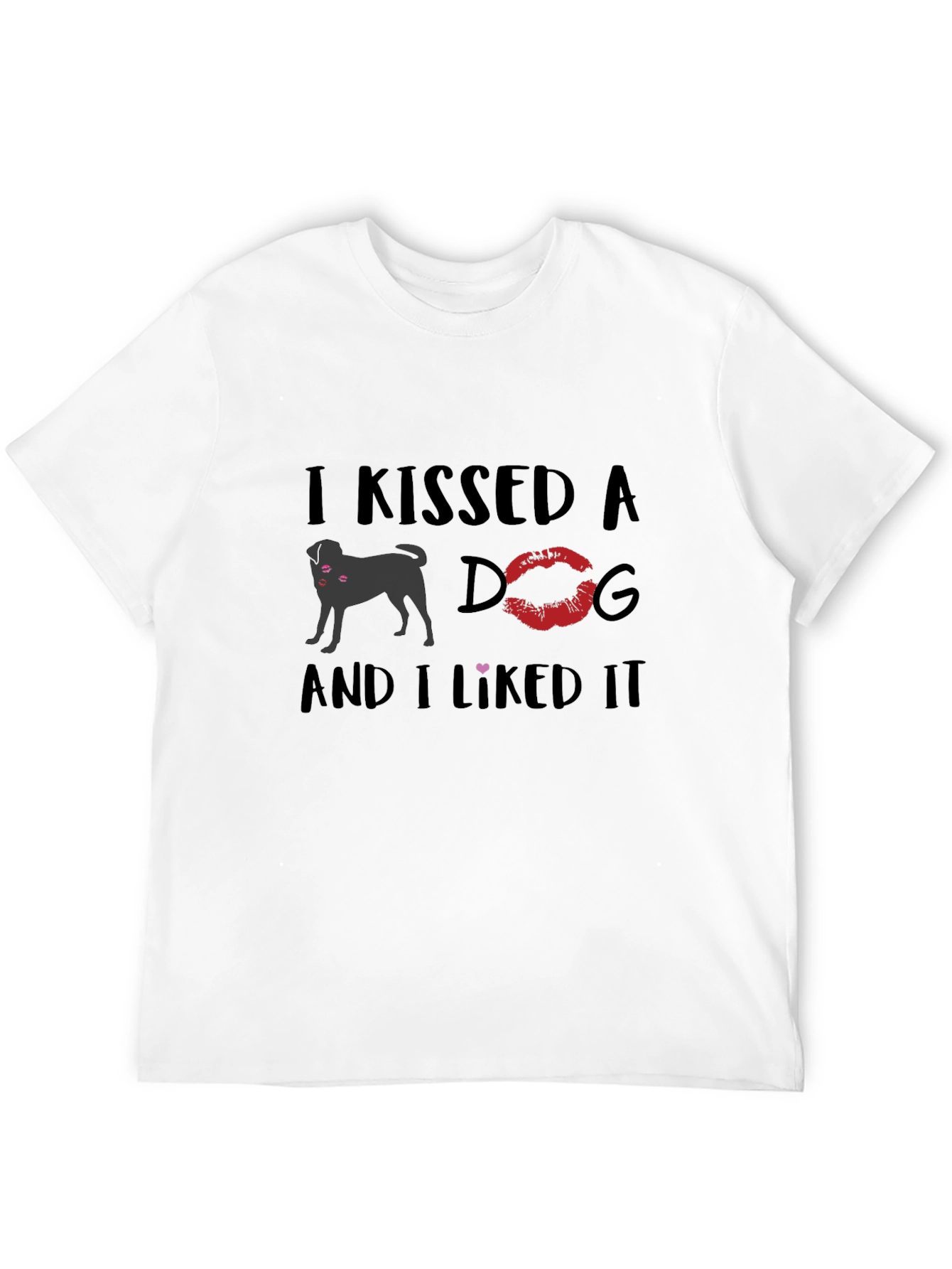 Kissed a Dog Graphic Tee - Unisex Cotton T-Shirt