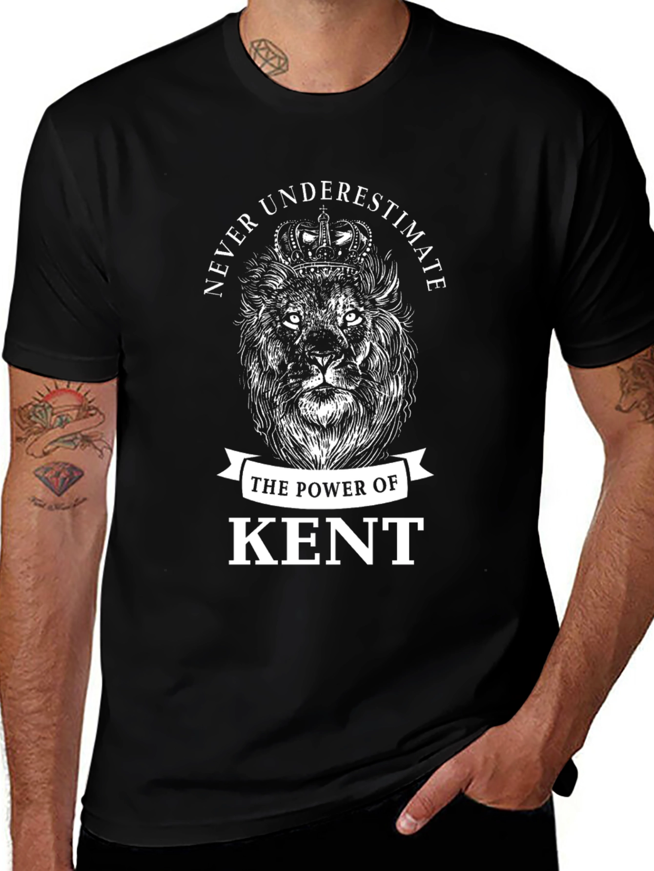 Never Underestimate Kent Lion Graphic Tee