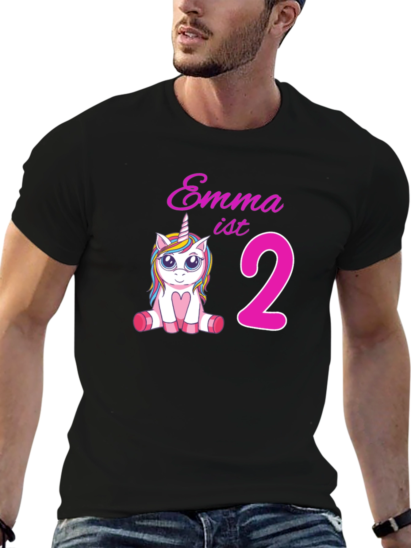 Emmas 2nd Birthday Unicorn T-Shirt