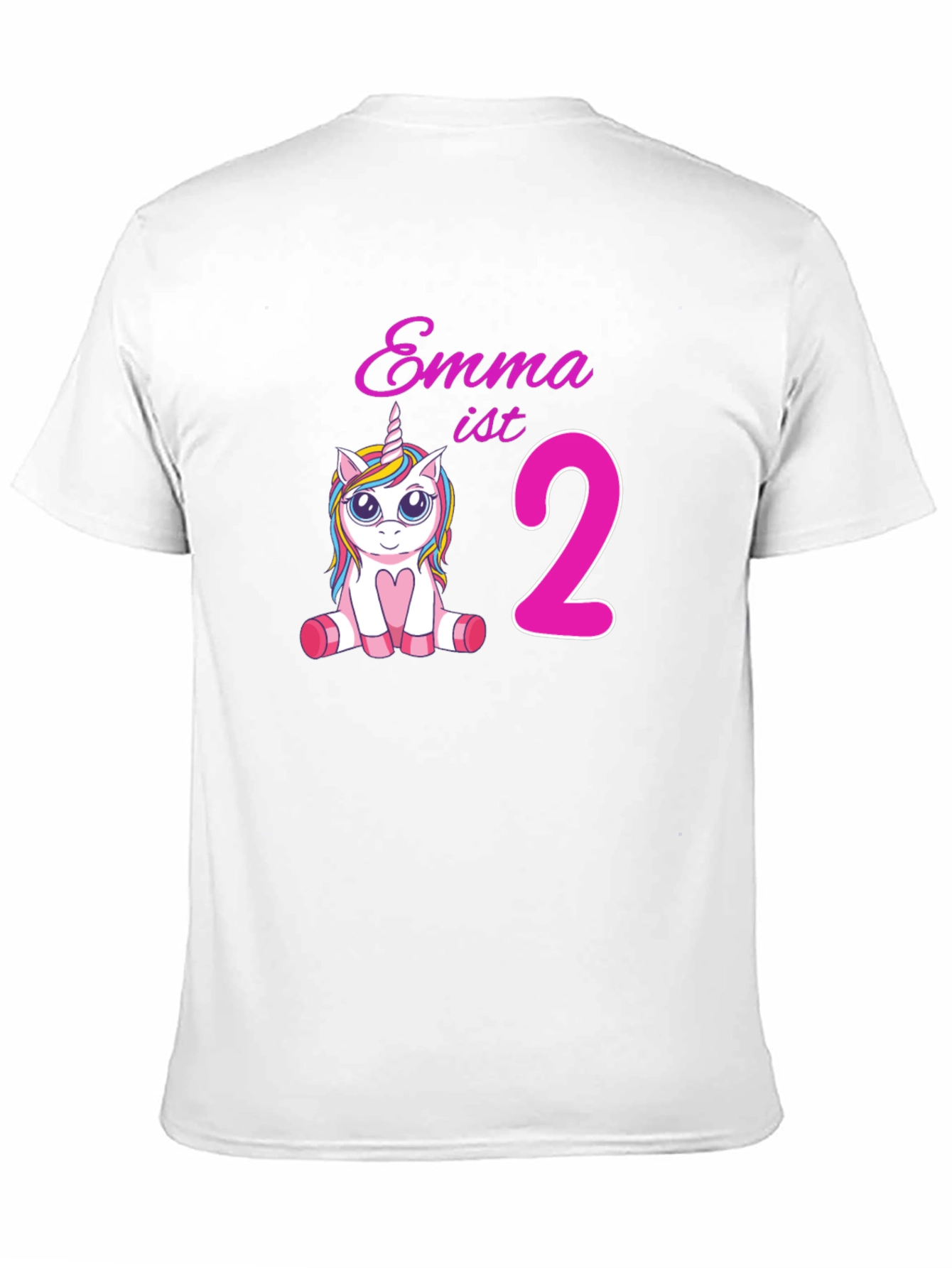 Emmas 2nd Birthday Unicorn T-Shirt