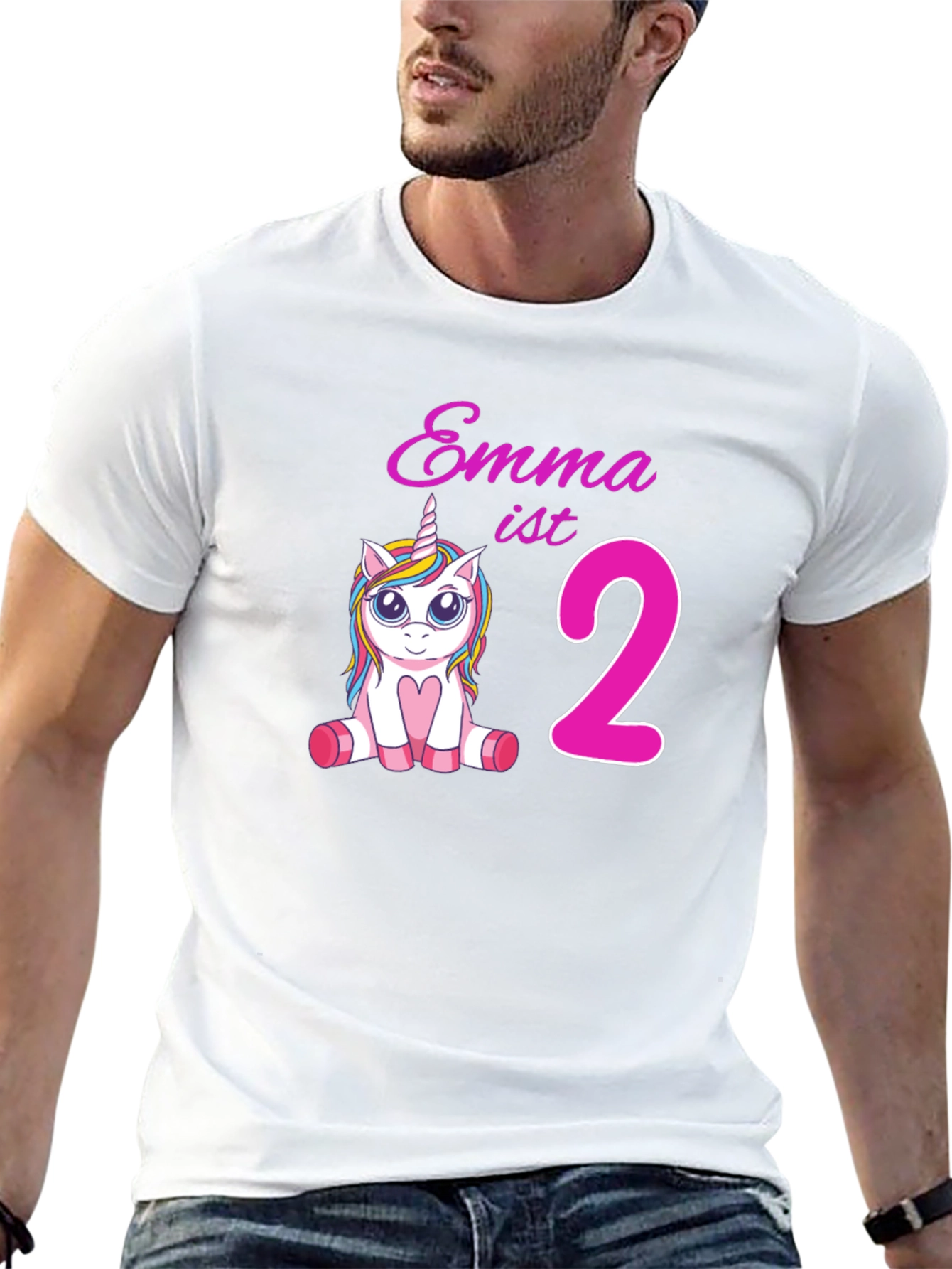 Emmas 2nd Birthday Unicorn T-Shirt