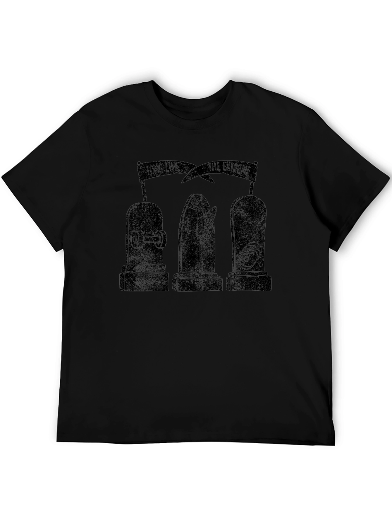 Long Live the Extreme Black Graphic Tee