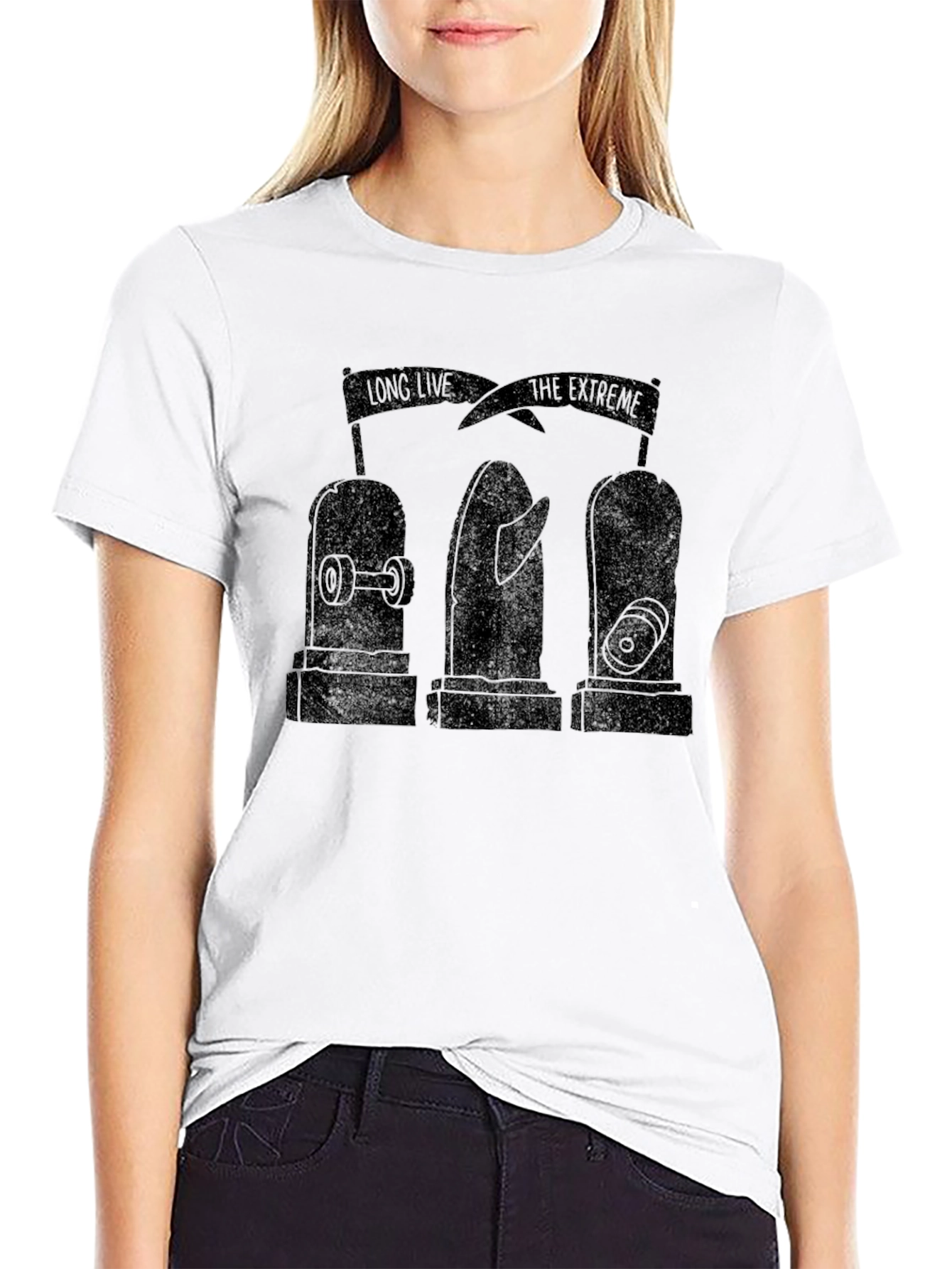 Long Live the Extreme Black Graphic Tee