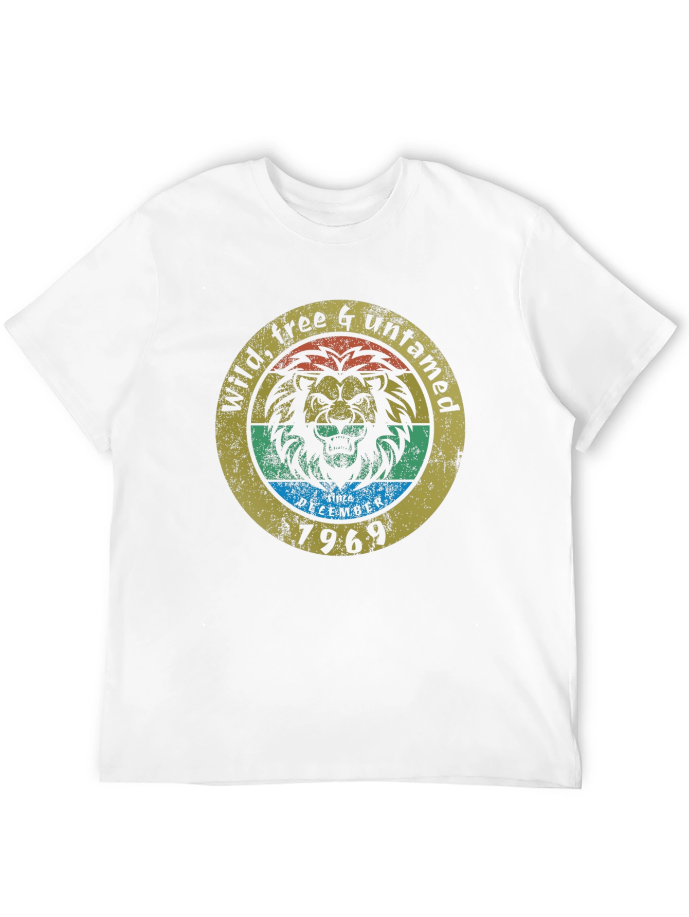 Wild Free & Untamed 1969 Lion Graphic T-Shirt