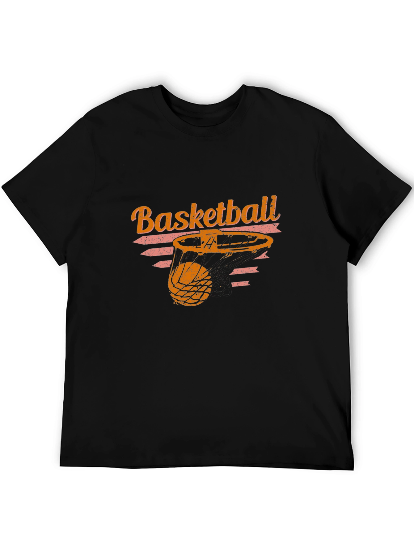 Basketball Graphic T-Shirt - Retro Style