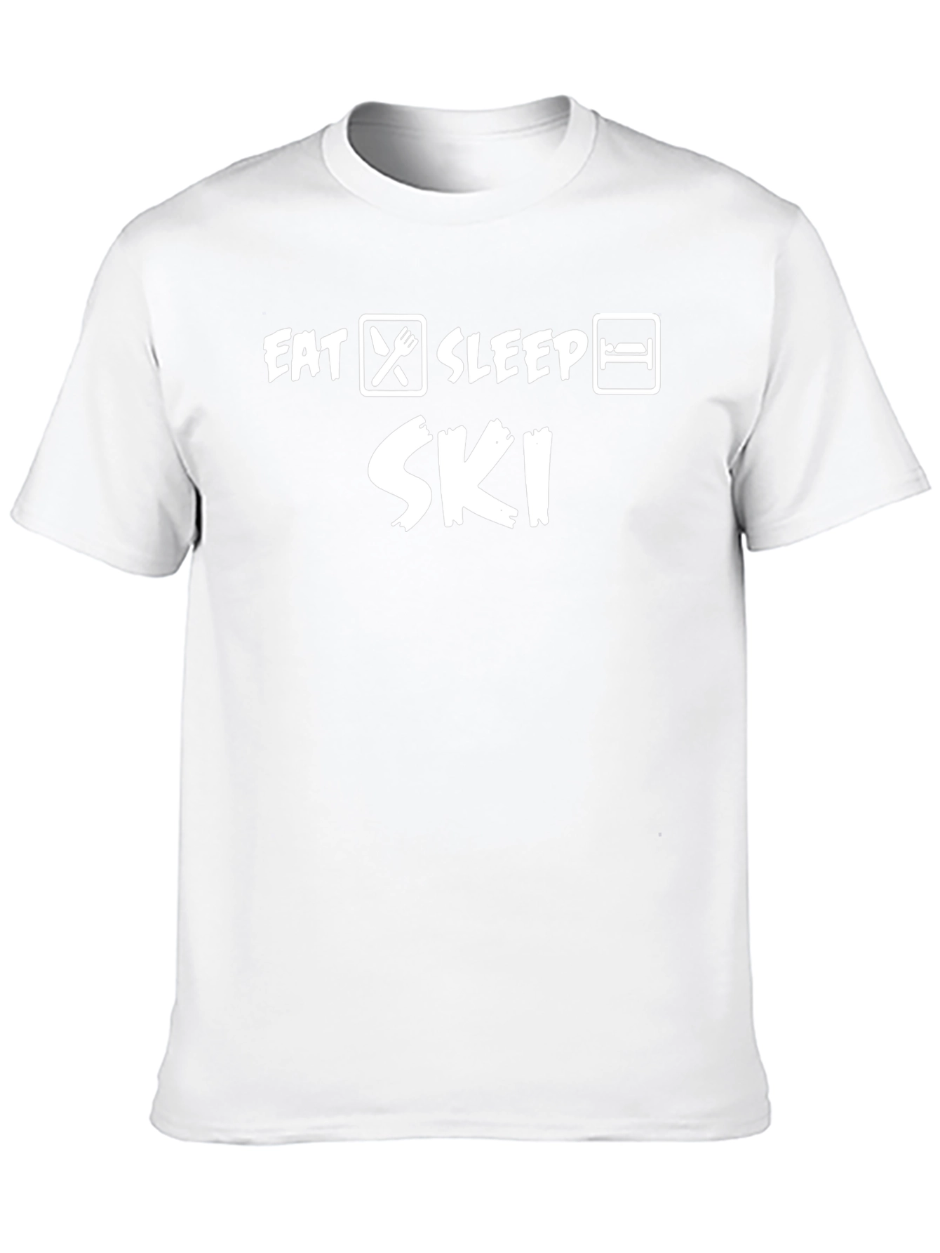 Eat Sleep Ski T-Shirt - Winter Sport Apparel