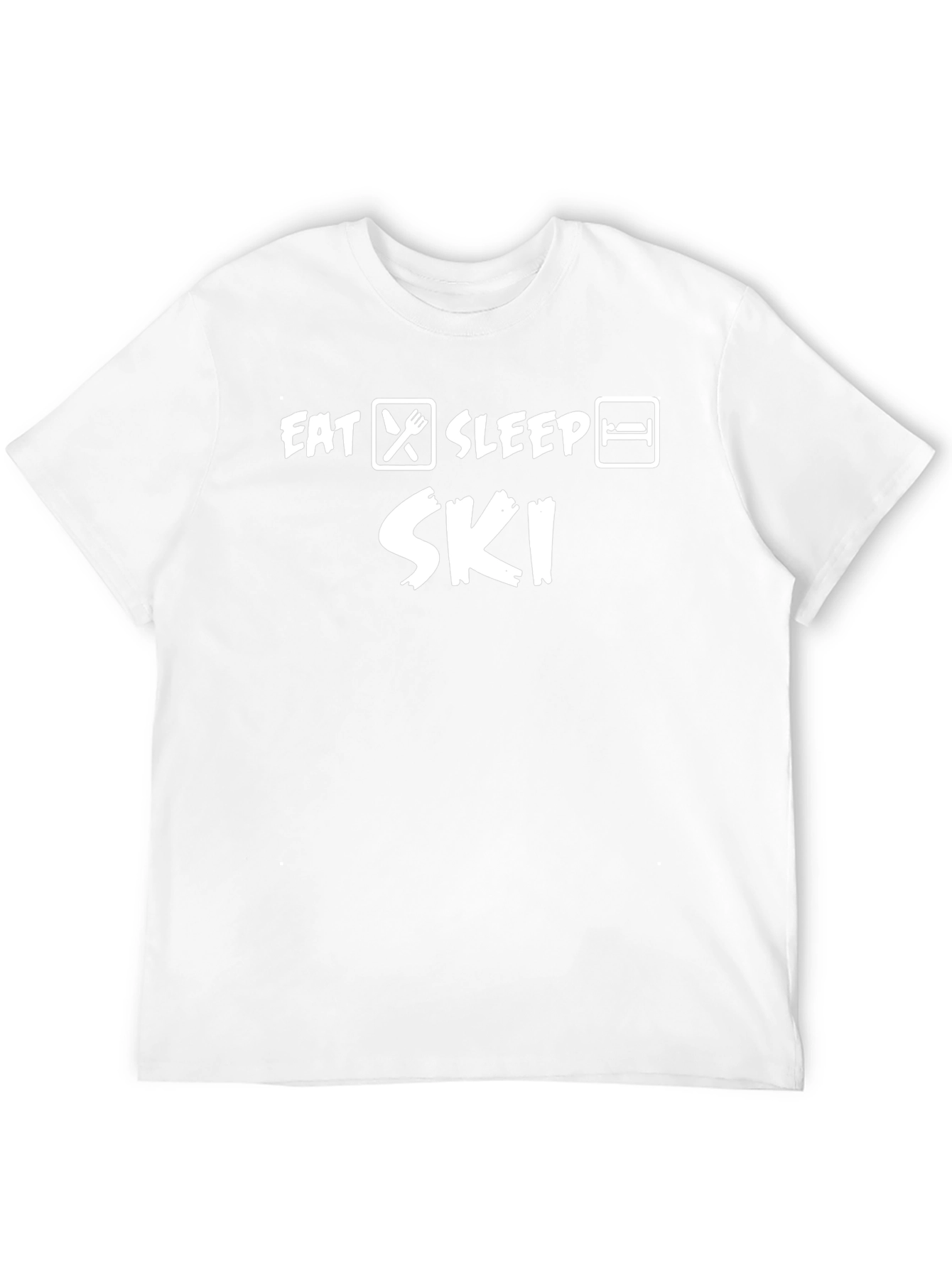 Eat Sleep Ski T-Shirt - Winter Sport Apparel