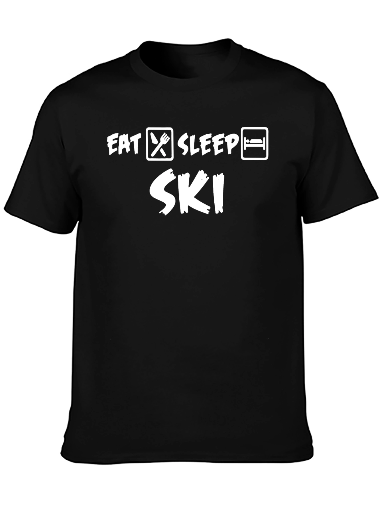 Eat Sleep Ski T-Shirt - Winter Sport Apparel