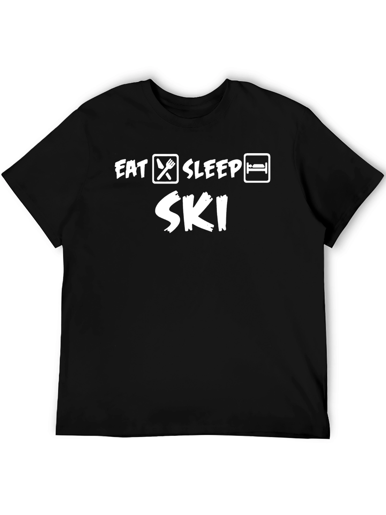 Eat Sleep Ski T-Shirt - Winter Sport Apparel