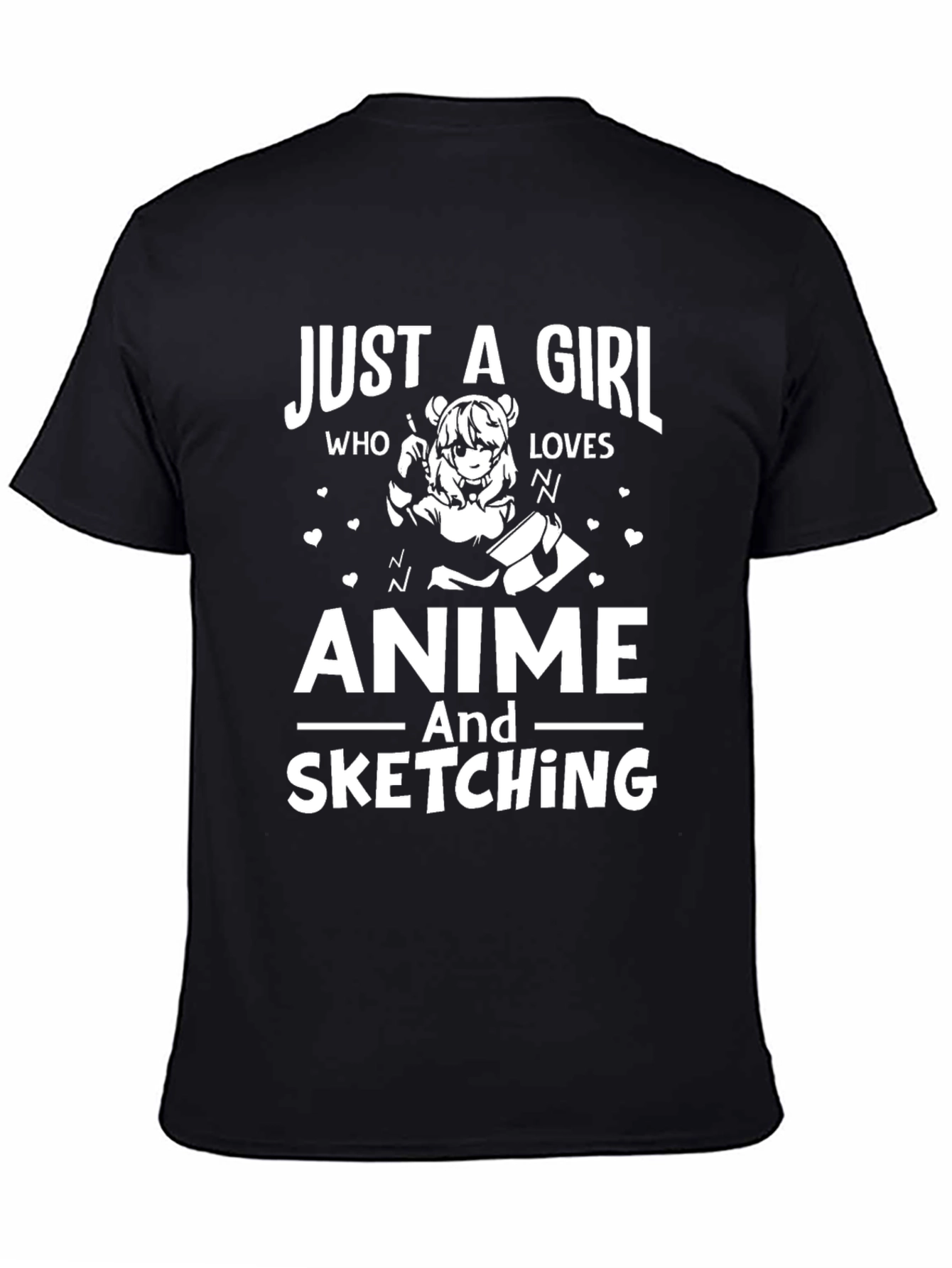 Anime and Sketching Girls T-Shirt