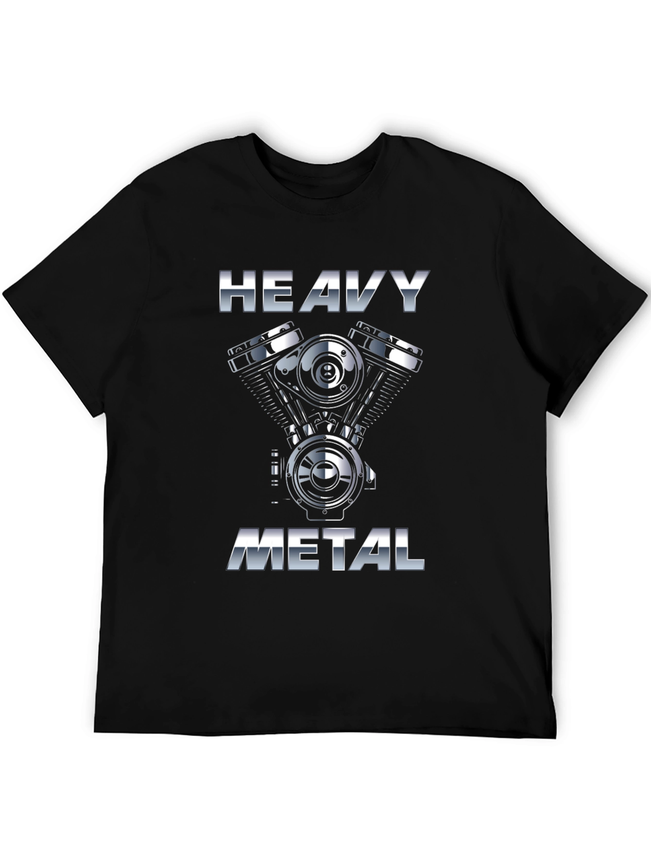 Heavy Metal Engine Graphic T-Shirt