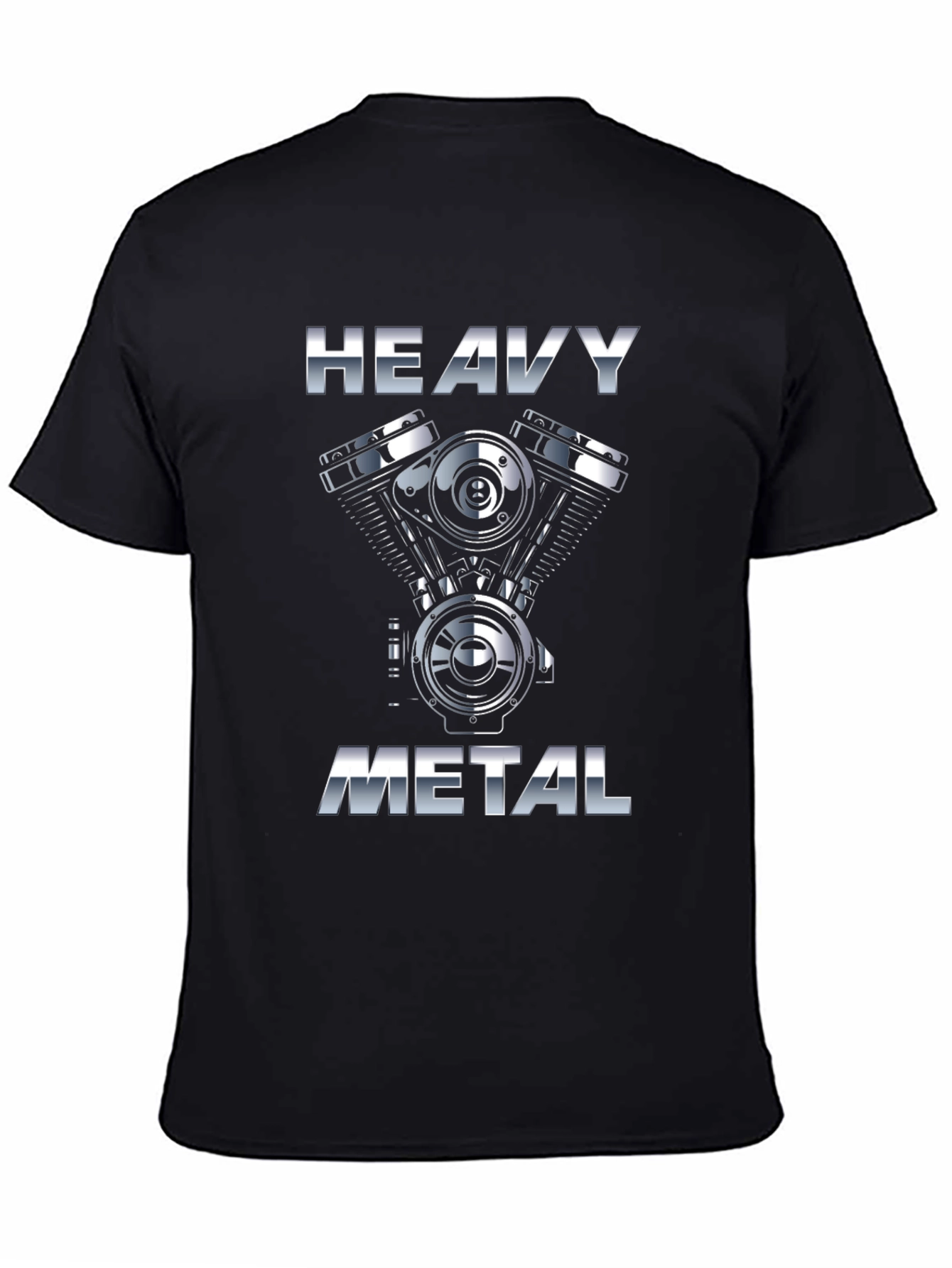 Heavy Metal Engine Graphic T-Shirt
