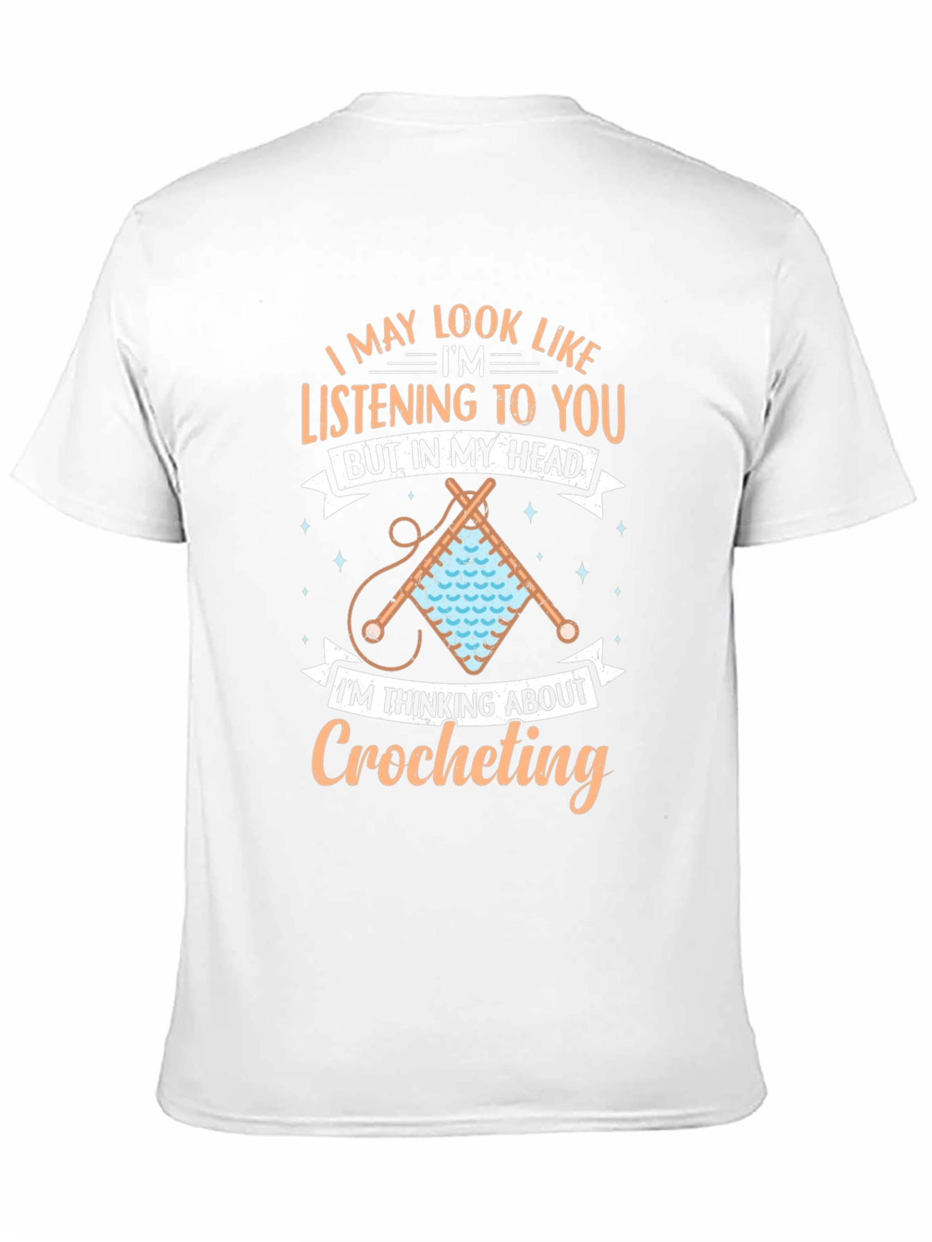 Crocheting Mind T-Shirt - Funny Hobby Tee