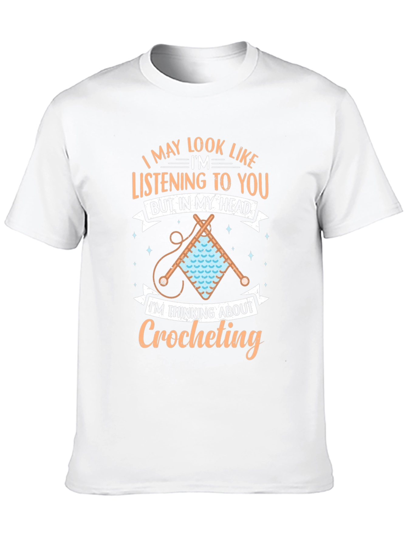 Crocheting Mind T-Shirt - Funny Hobby Tee