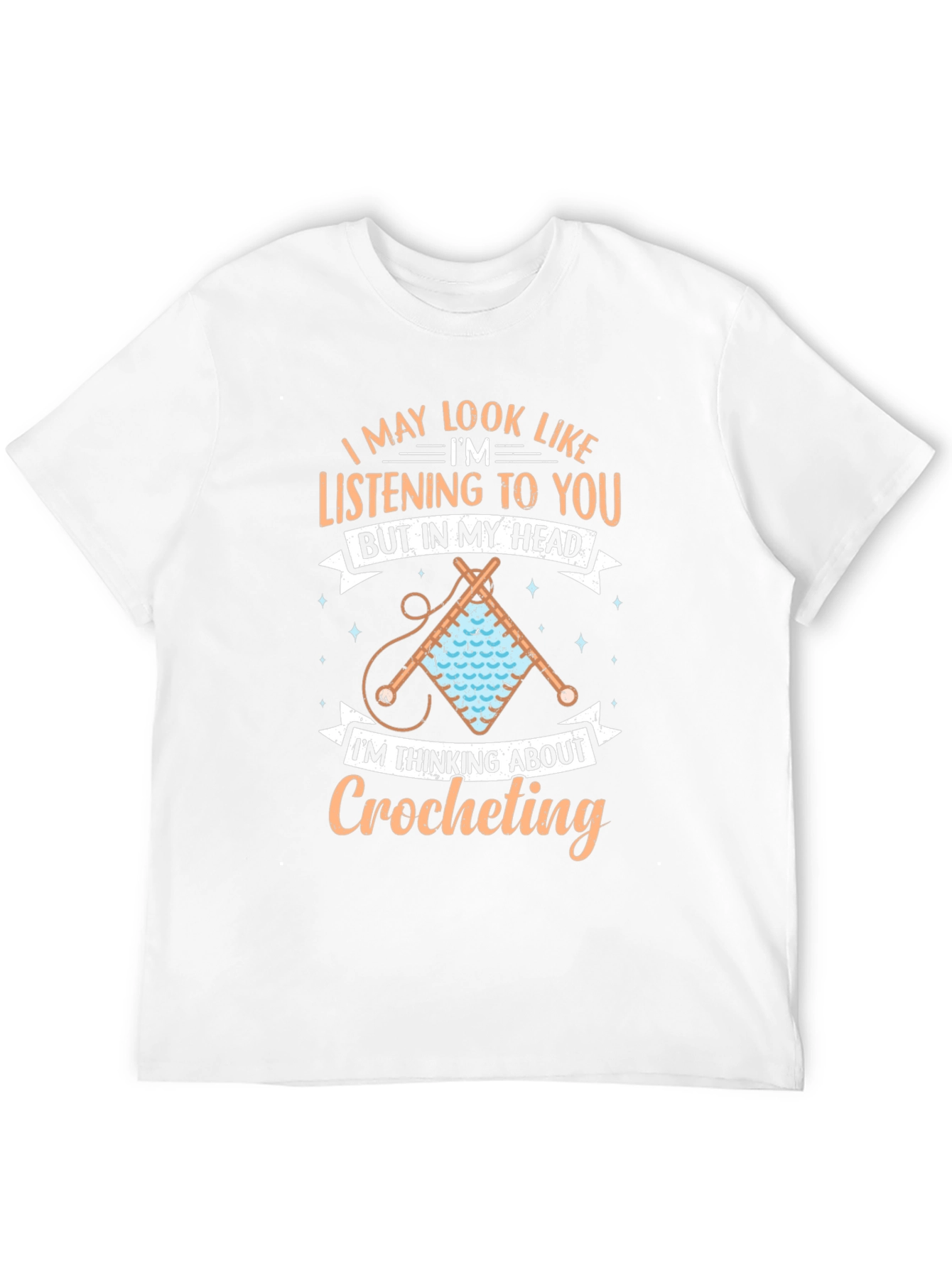 Crocheting Mind T-Shirt - Funny Hobby Tee