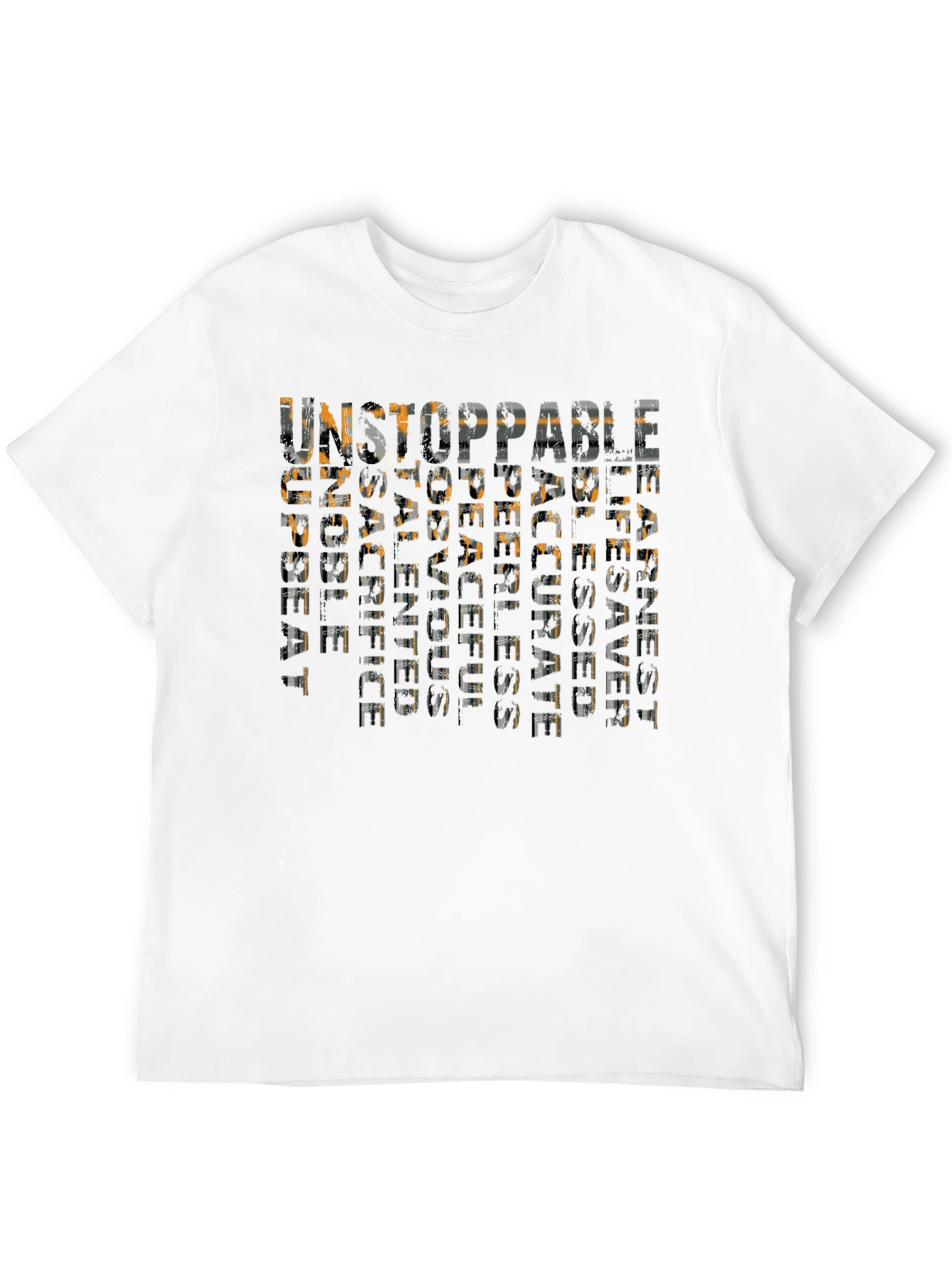 Unstoppable Graphic Print Black T-Shirt