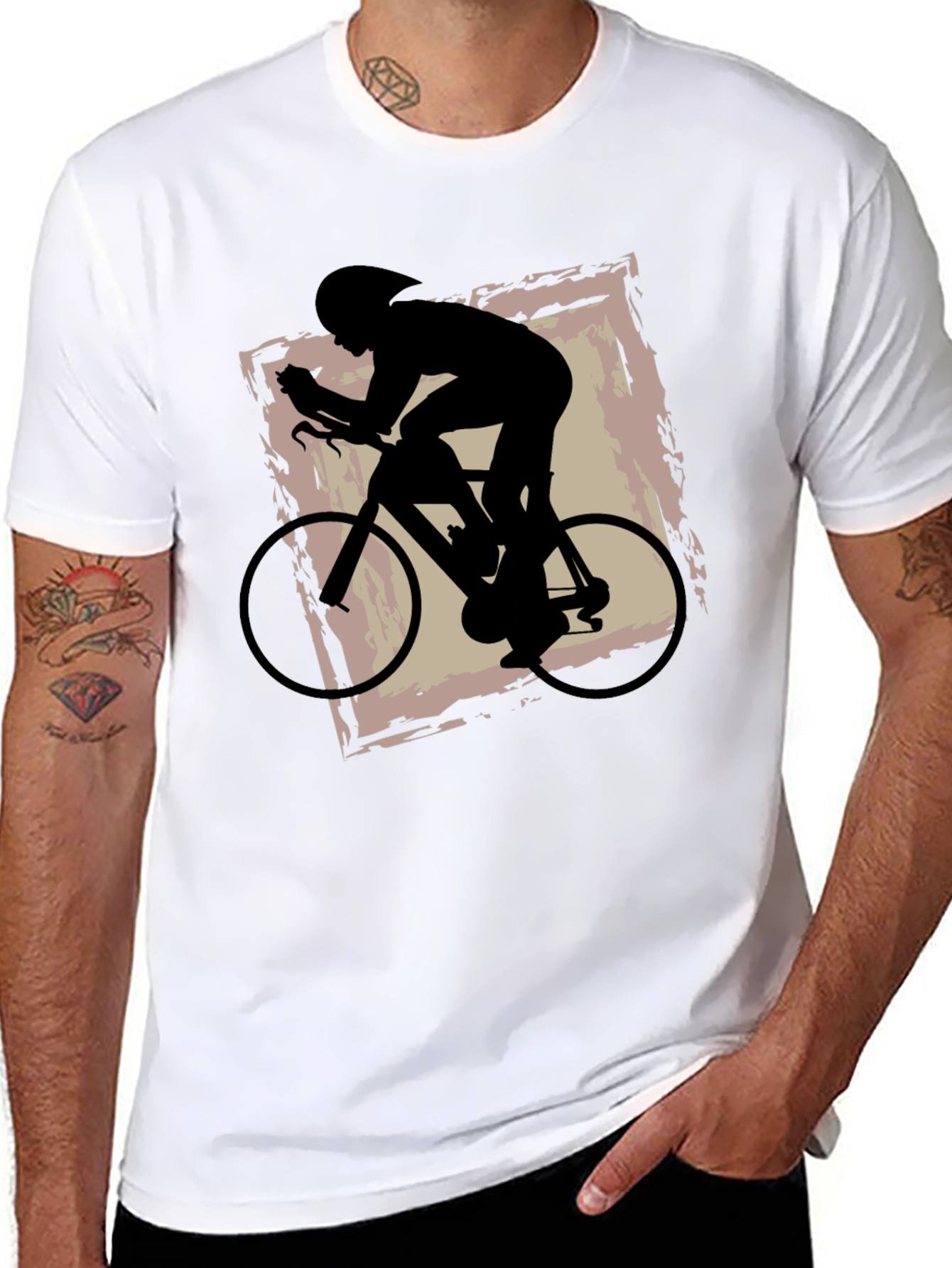 Cycling Silhouette Graphic Tee