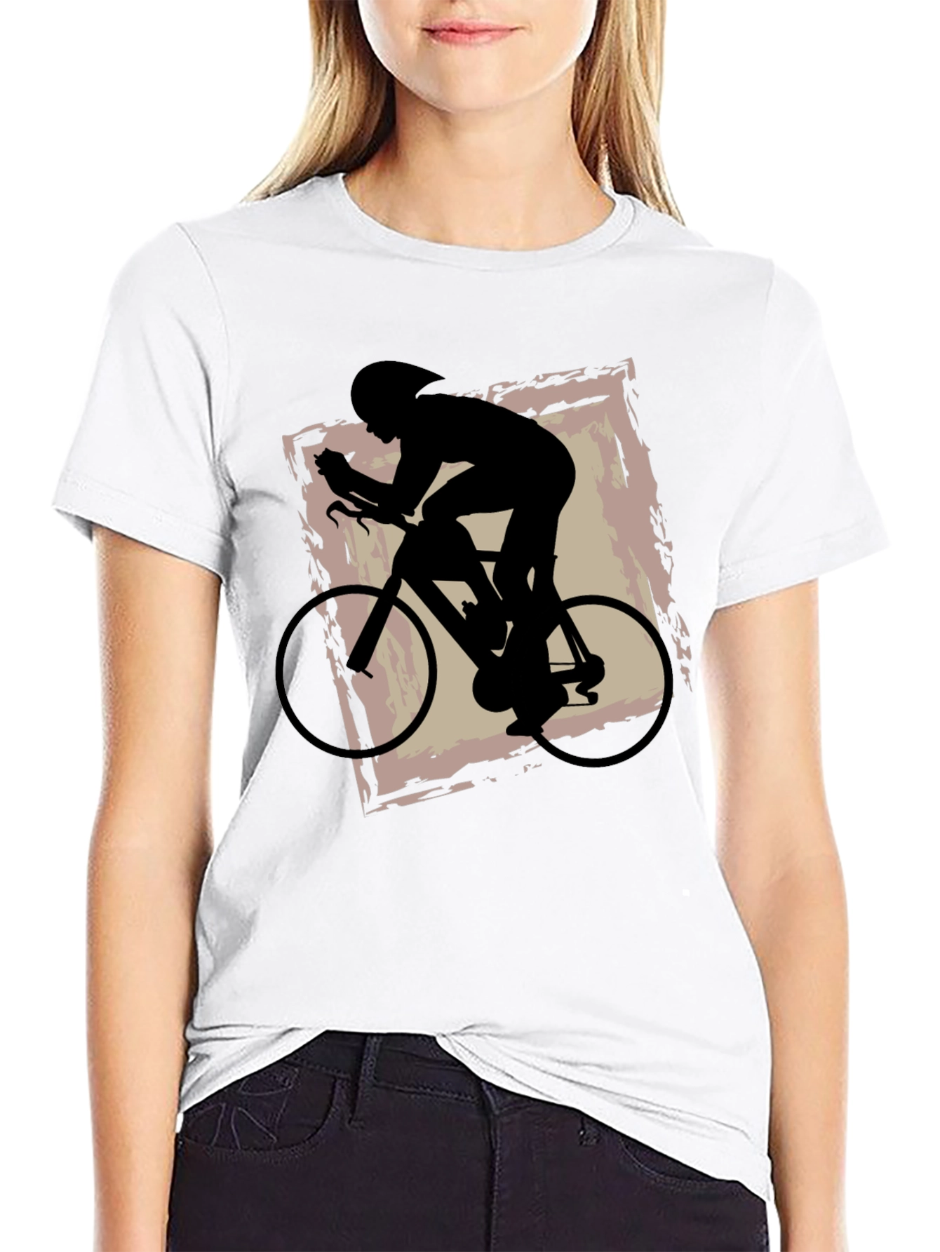 Cycling Silhouette Graphic Tee