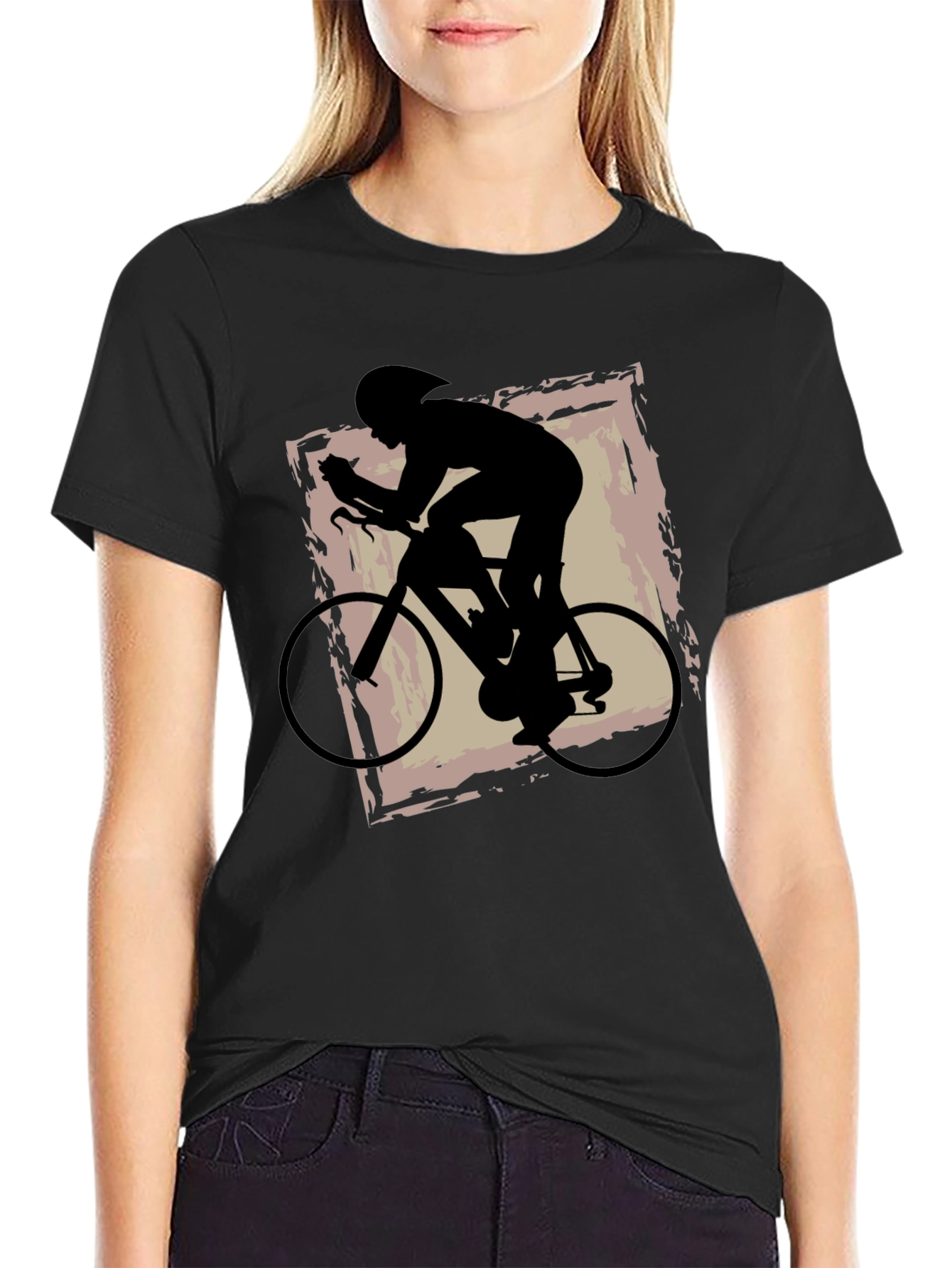 Cycling Silhouette Graphic Tee