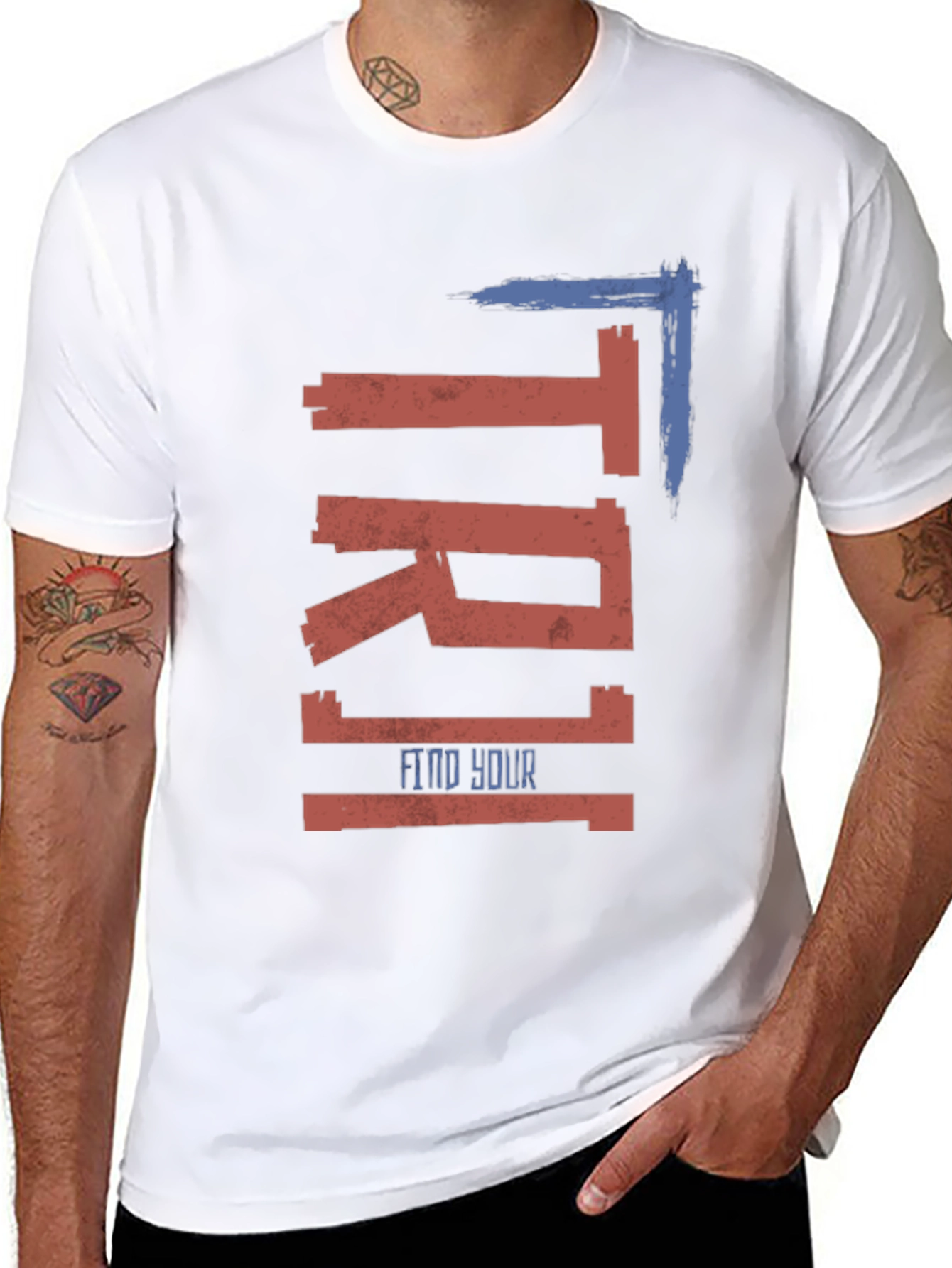 TRI1 Find Your T-Shirt - Stylish Graphic Tee
