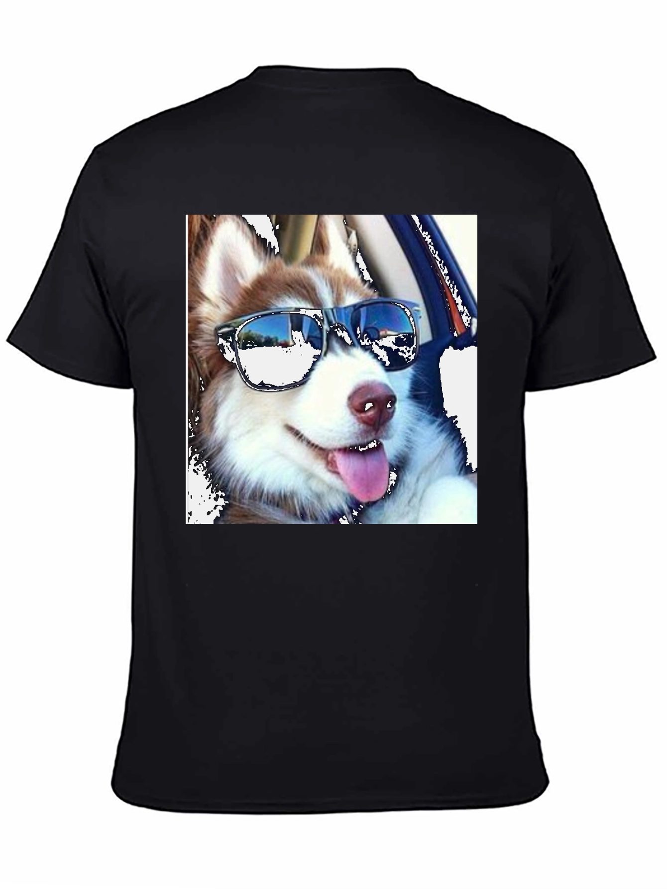 Cool Dog T-Shirt - Black Cotton Tee
