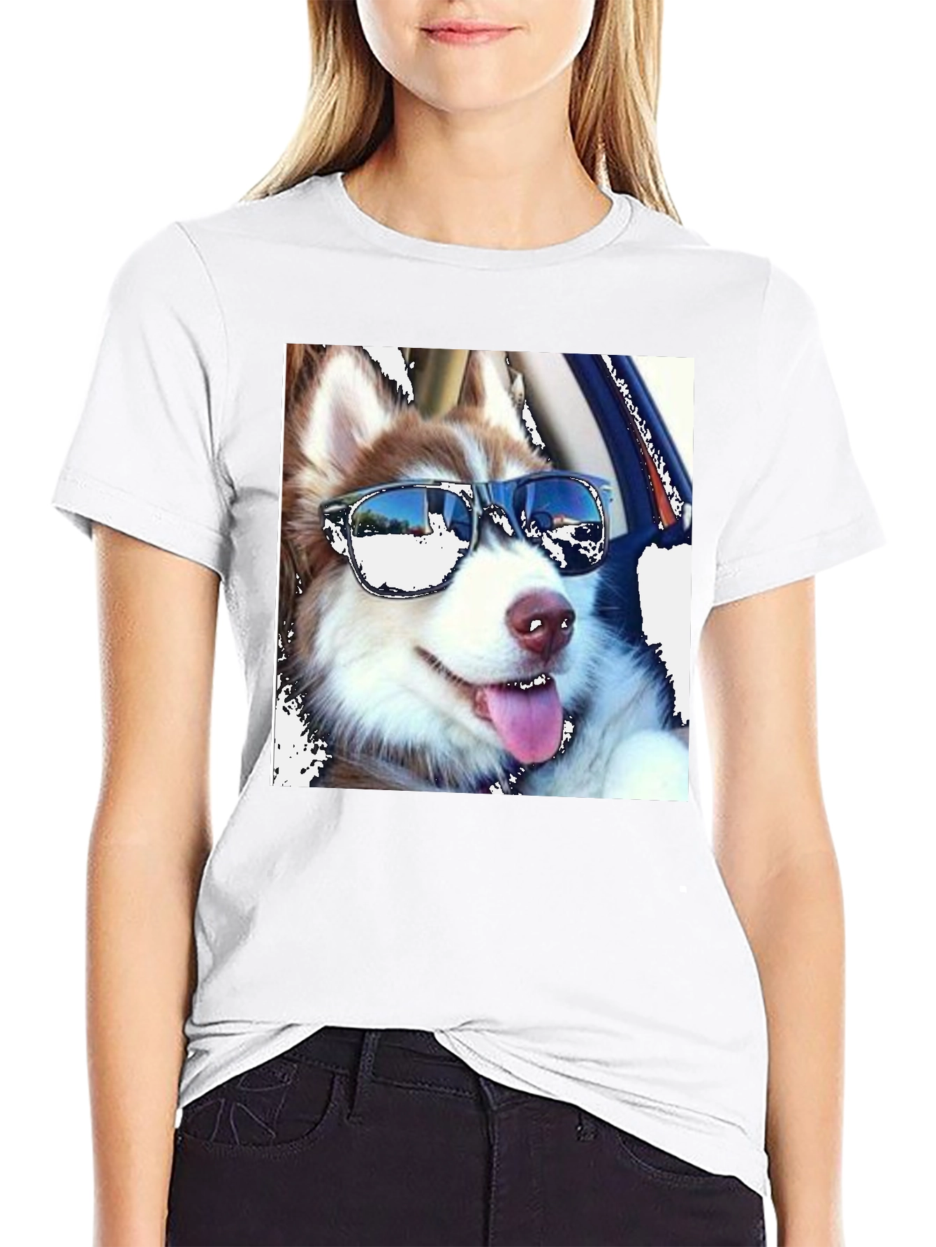 Cool Dog T-Shirt - Black Cotton Tee