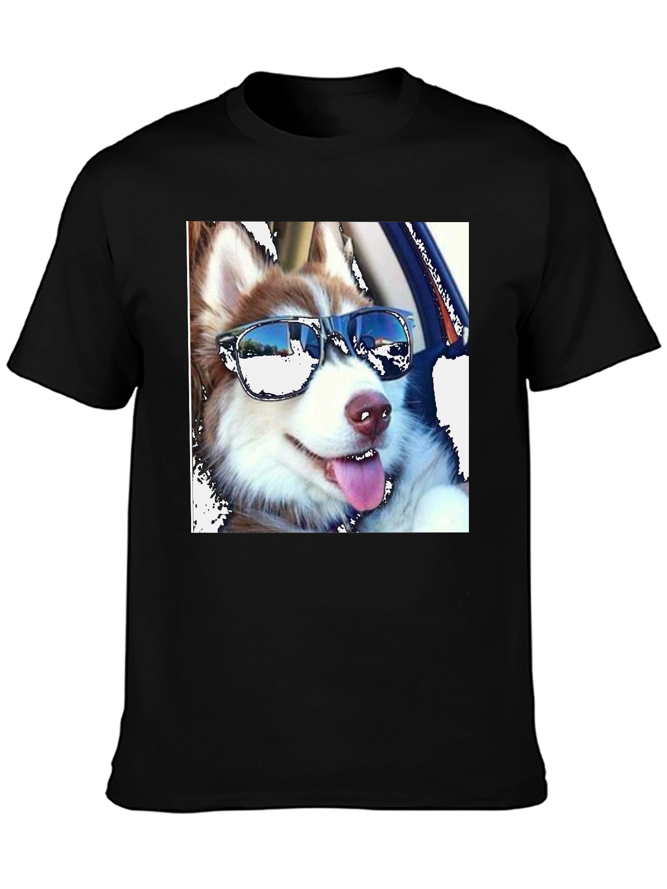 Cool Dog T-Shirt - Black Cotton Tee