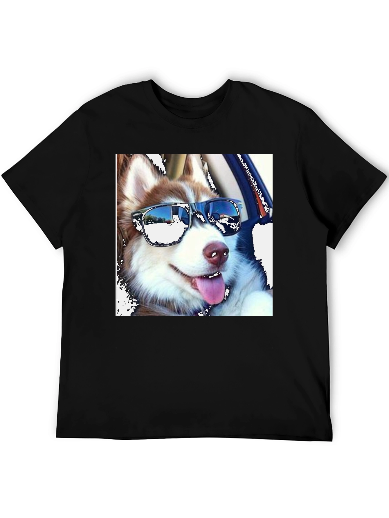 Cool Dog T-Shirt - Black Cotton Tee