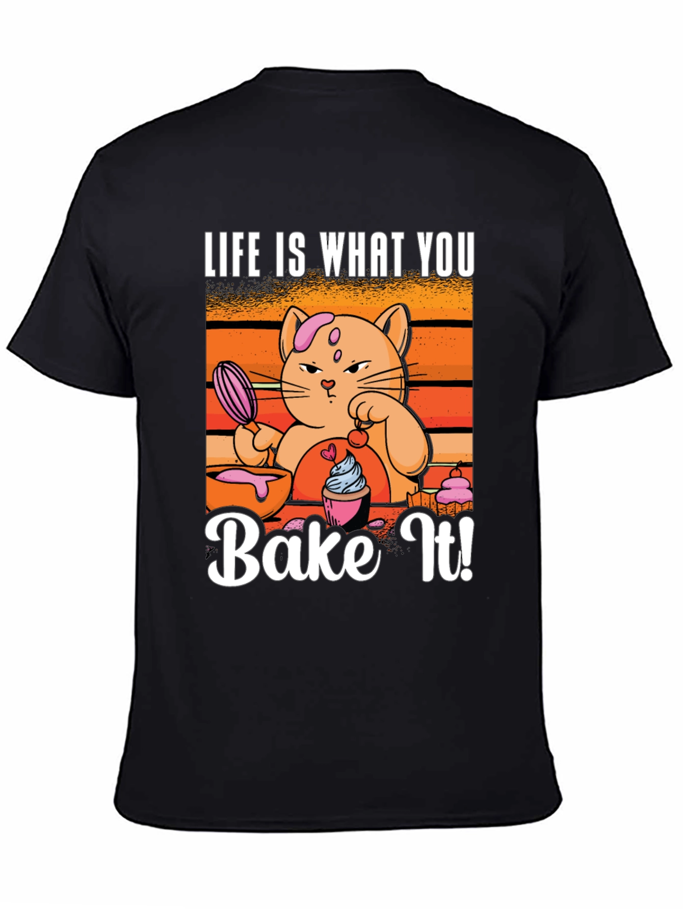 Life Is What You Bake It Cat T-Shirt
