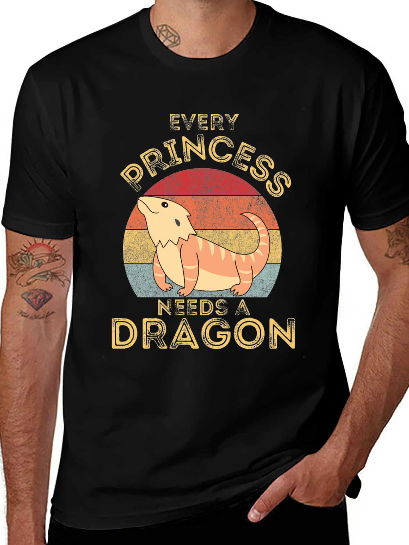 Every Princess Needs a Dragon Bearded Dragon Lover T-Shirt