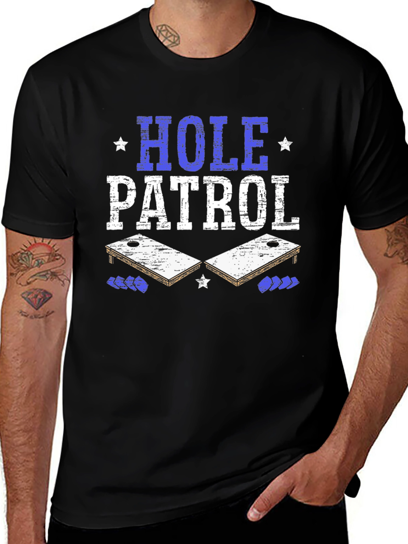 Hole Patrol Cornhole T-Shirt