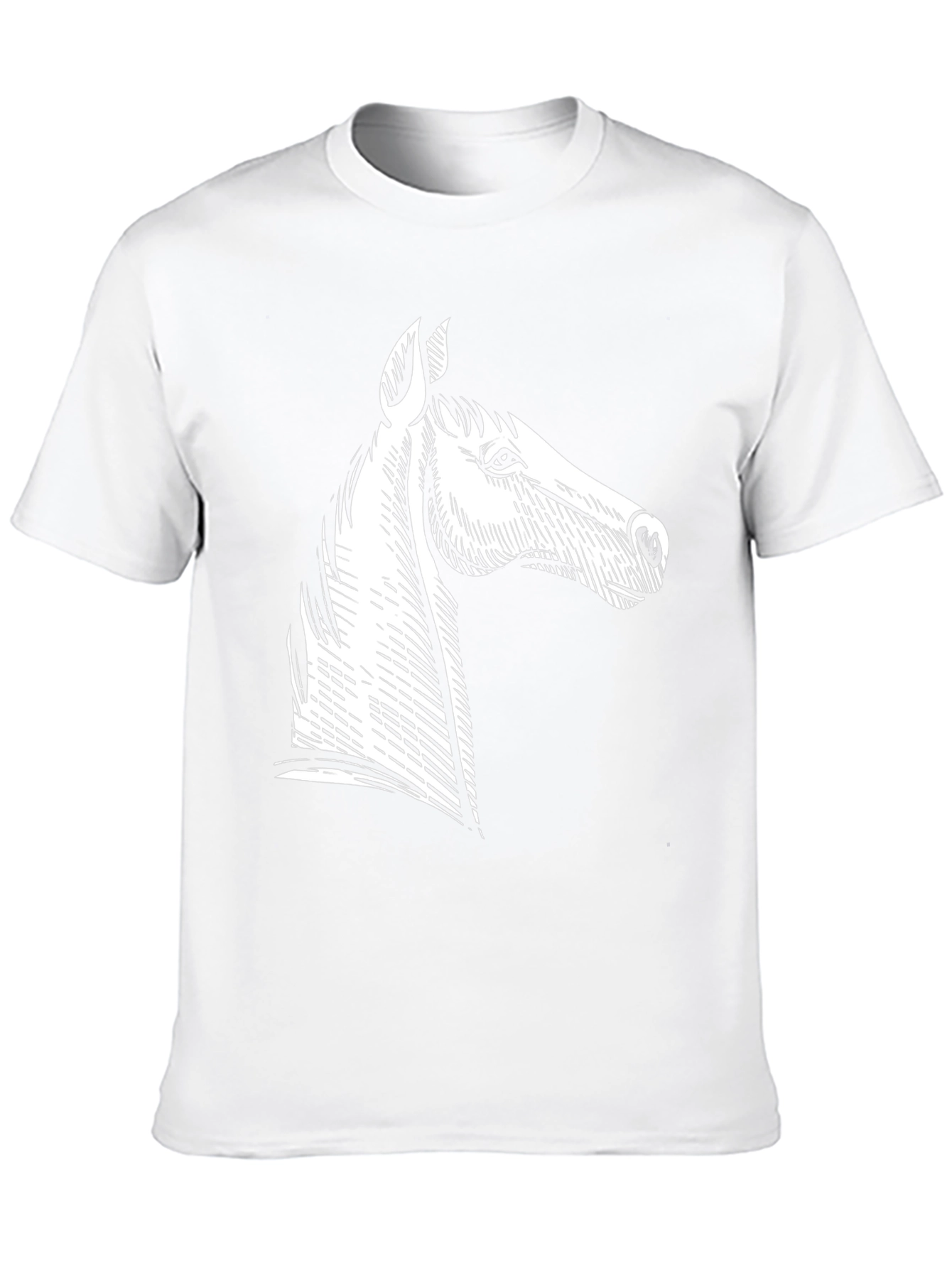 Horse Graphic T-Shirt - Stylish Black Tee