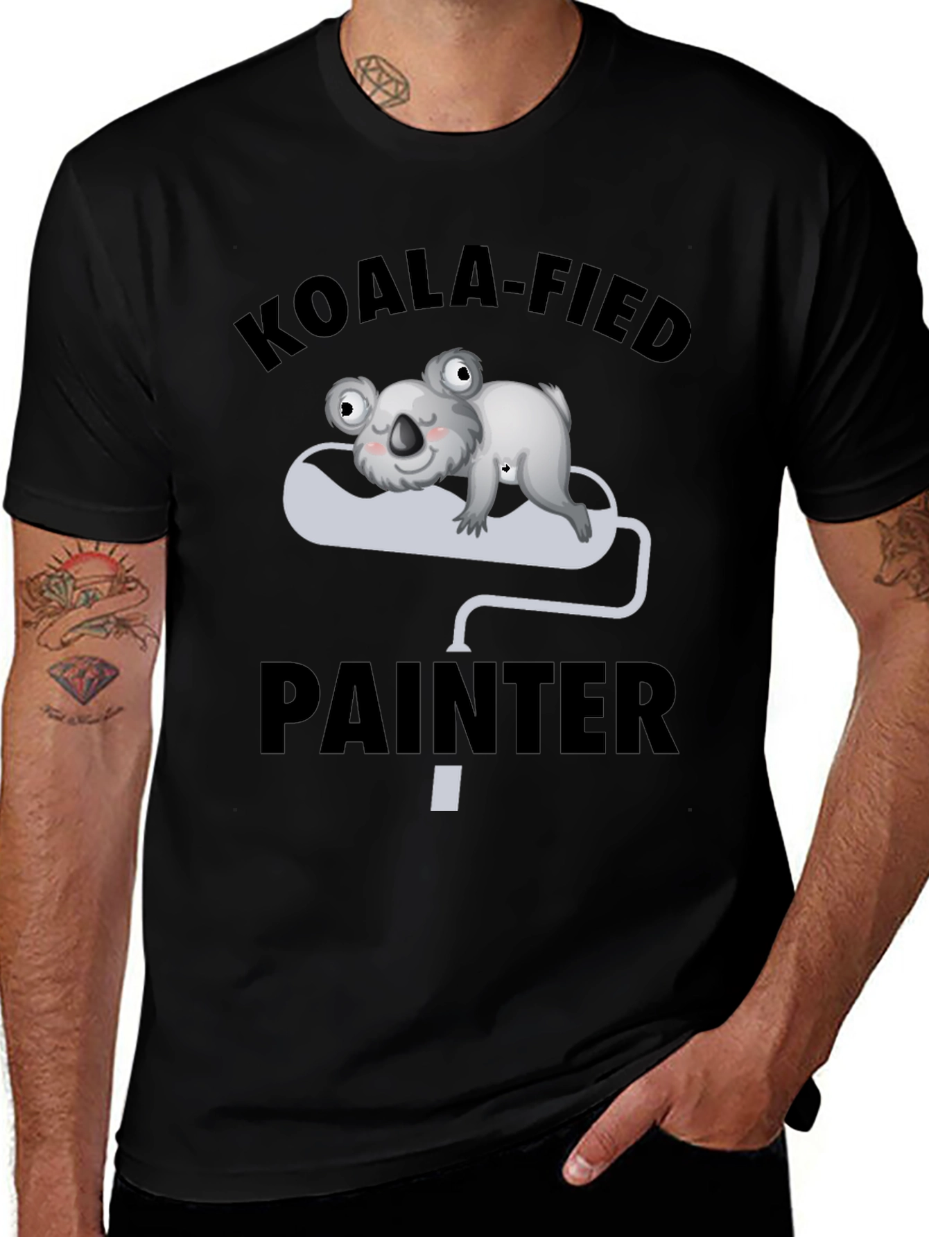 Koala-fied Painter Graphic Tee