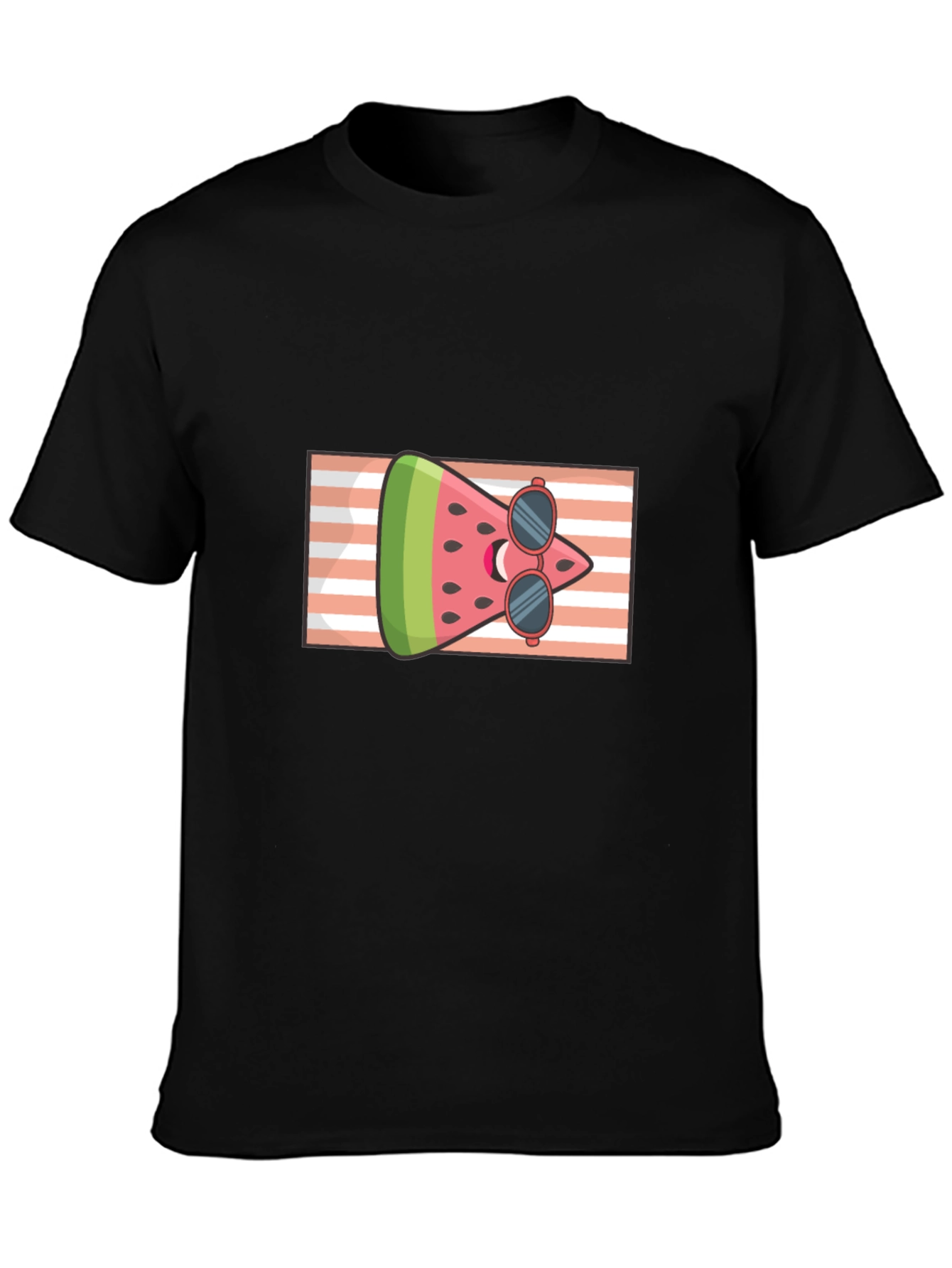 Cool Watermelon Slice Graphic T-Shirt