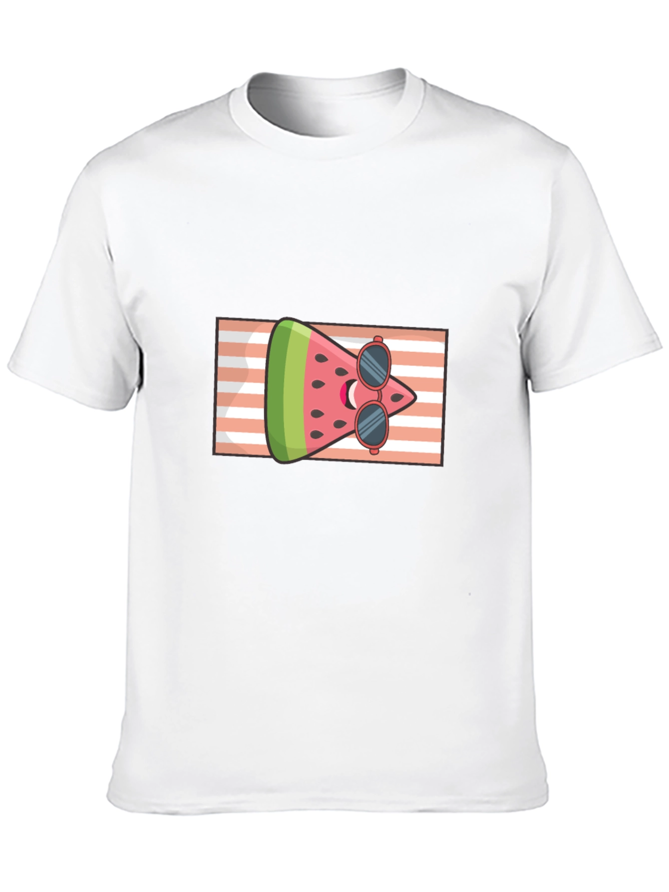 Cool Watermelon Slice Graphic T-Shirt