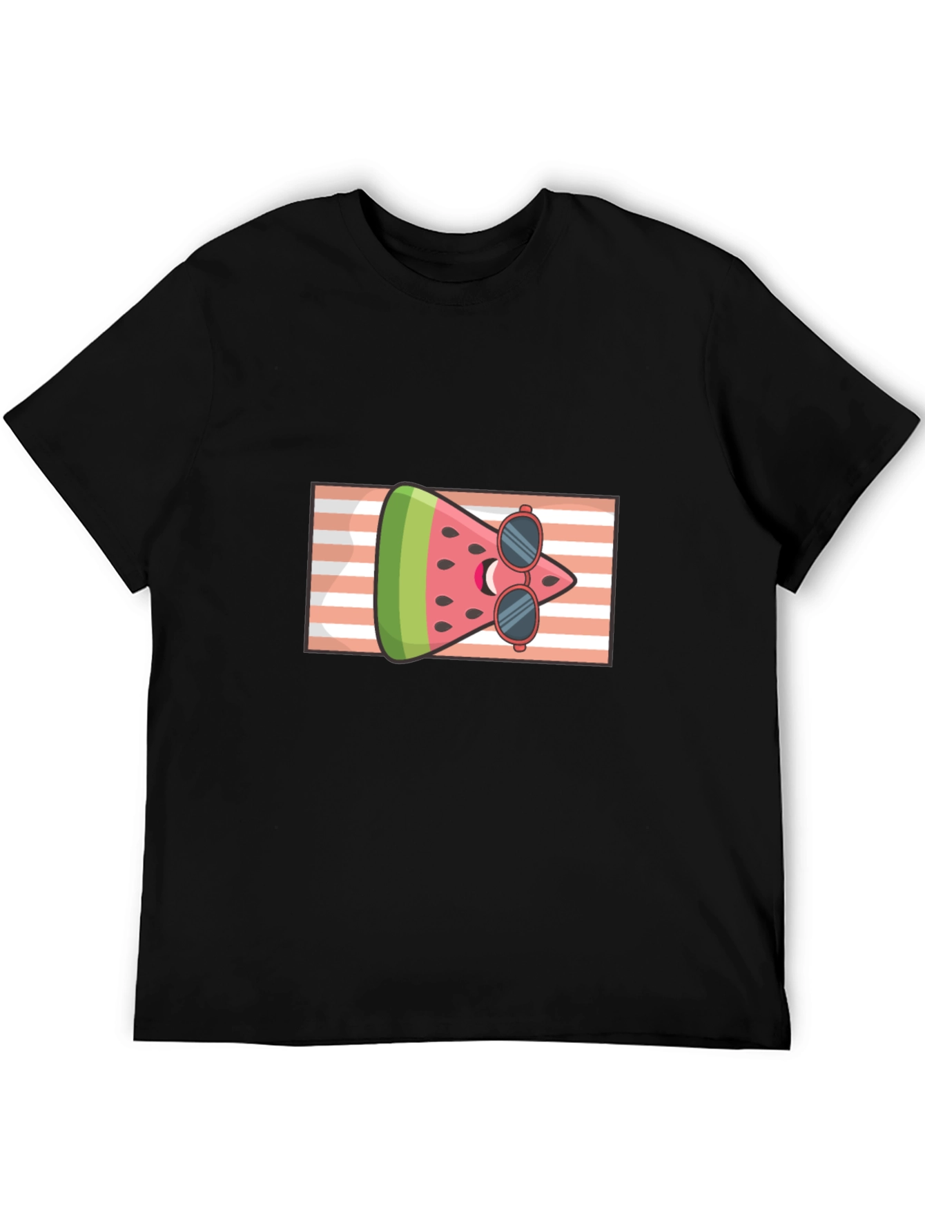 Cool Watermelon Slice Graphic T-Shirt