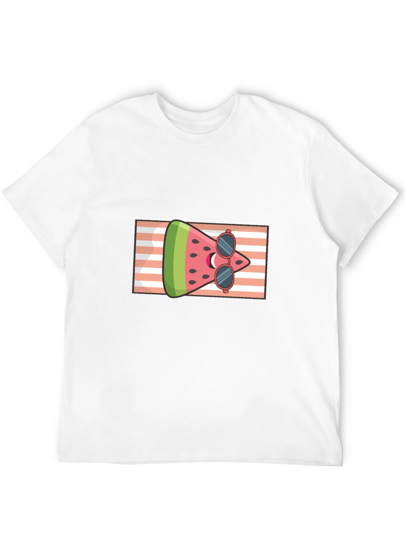 Cool Watermelon Slice Graphic T-Shirt