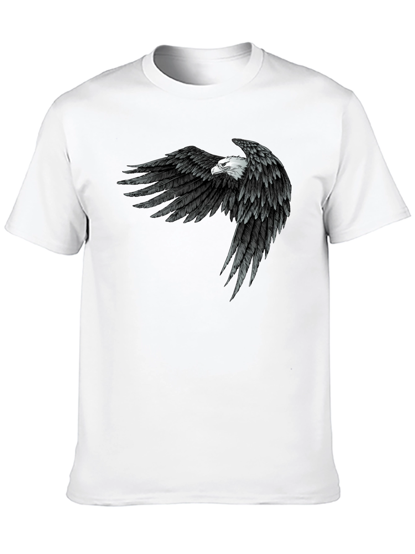 Eagle Wings Graphic Black T-Shirt