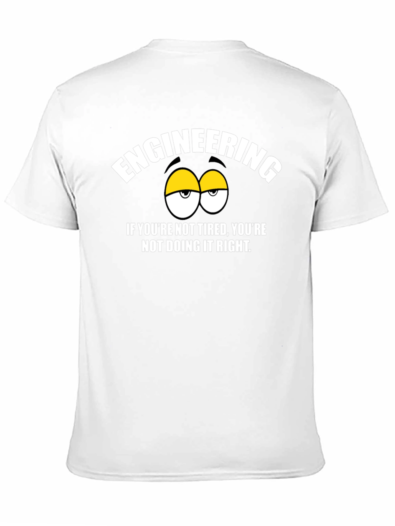 Engineering Tired Eyes Black T-Shirt